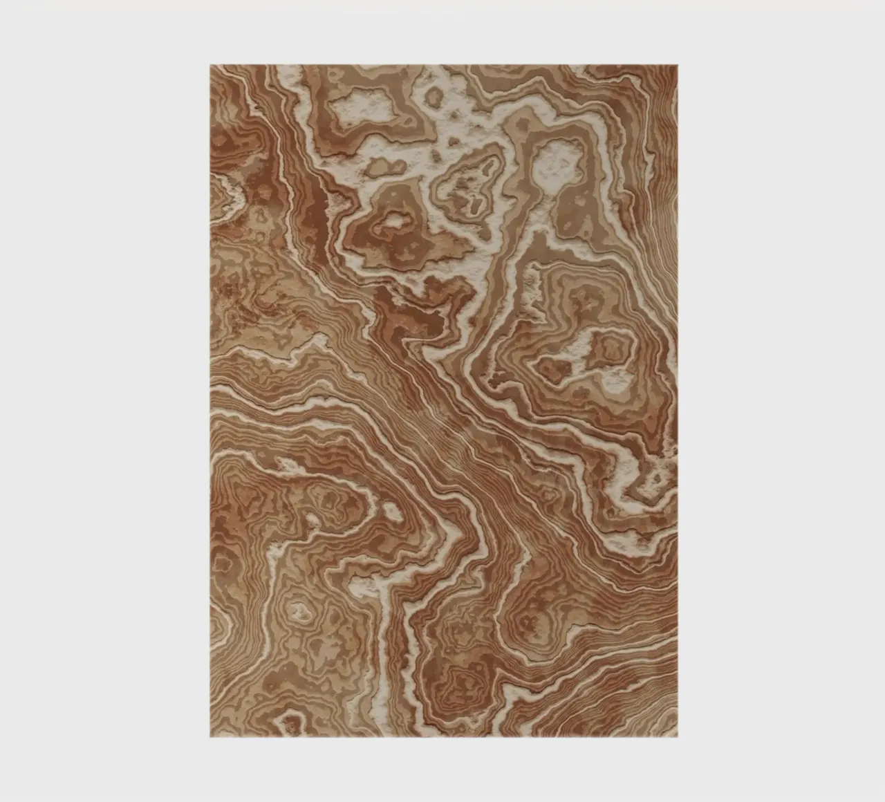 Cocoa Beige Marble Texture notebook by amini54
