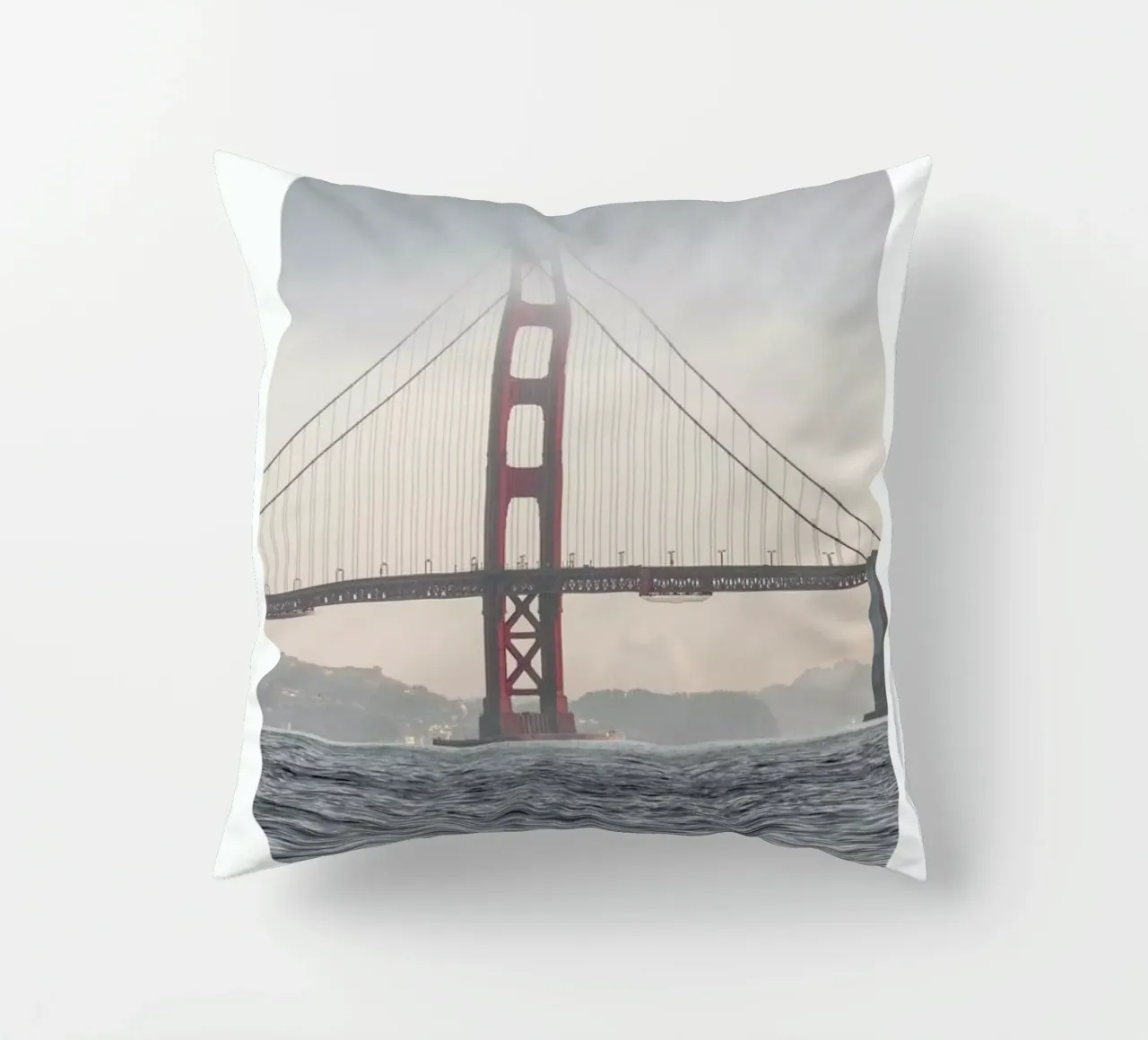 Golden Gate Bridge cuscino da METROPOLIS