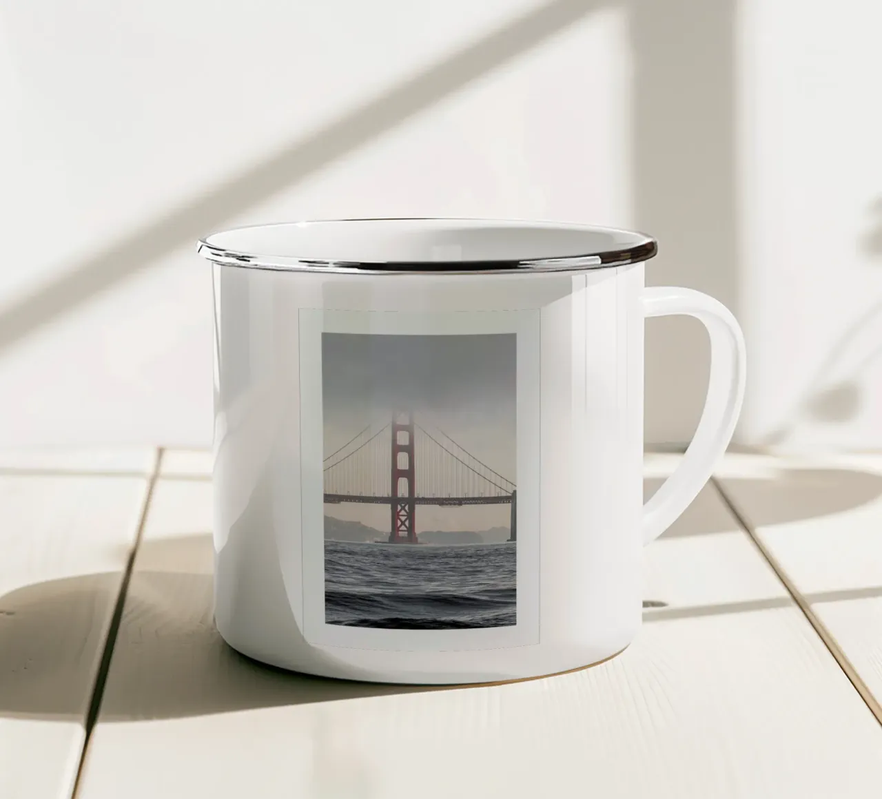 Golden Gate Bridge tazza in smalto da METROPOLIS