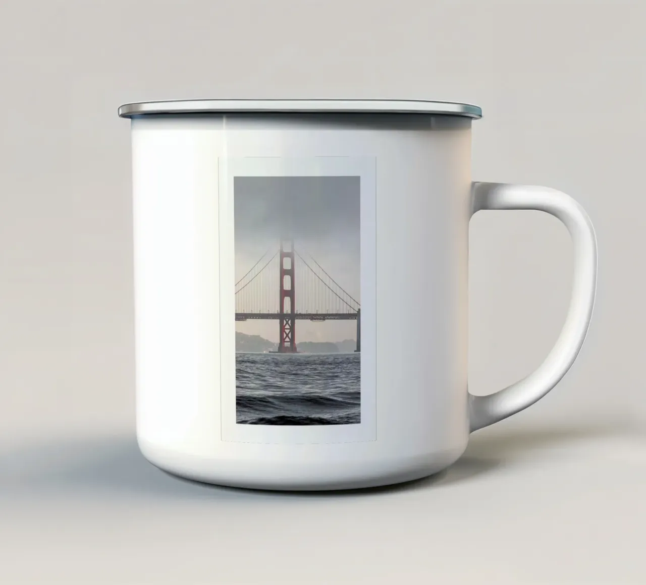 Golden Gate Bridge tazza in smalto da METROPOLIS
