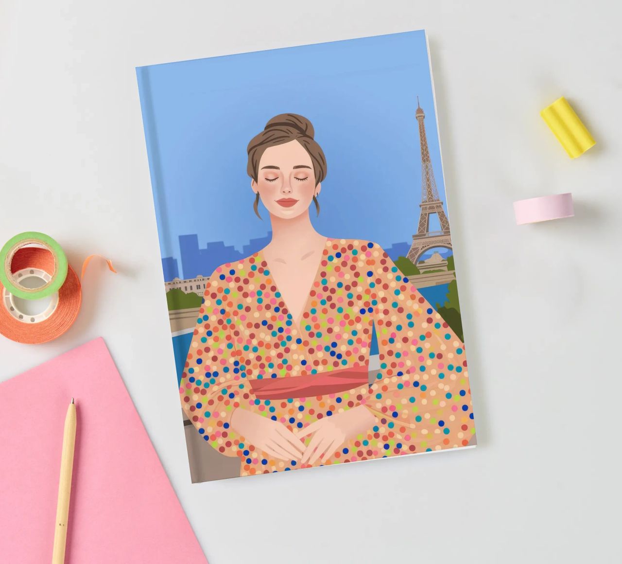 Eiffel Tower Reverie notebook by Color Oblivion