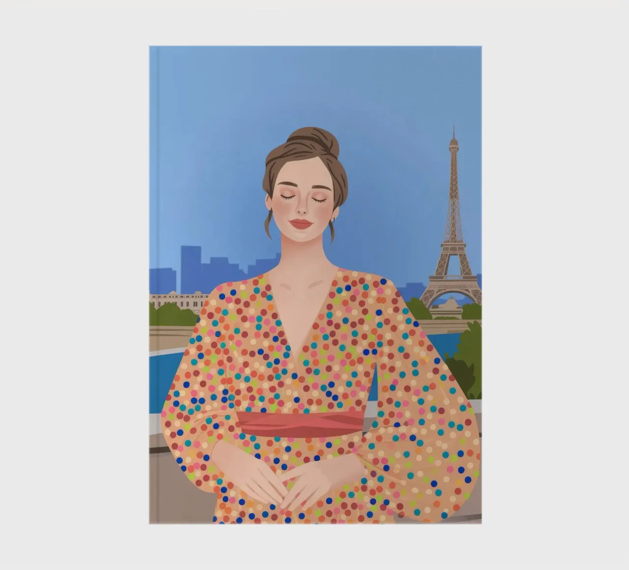 Eiffel Tower Reverie notebook by Color Oblivion