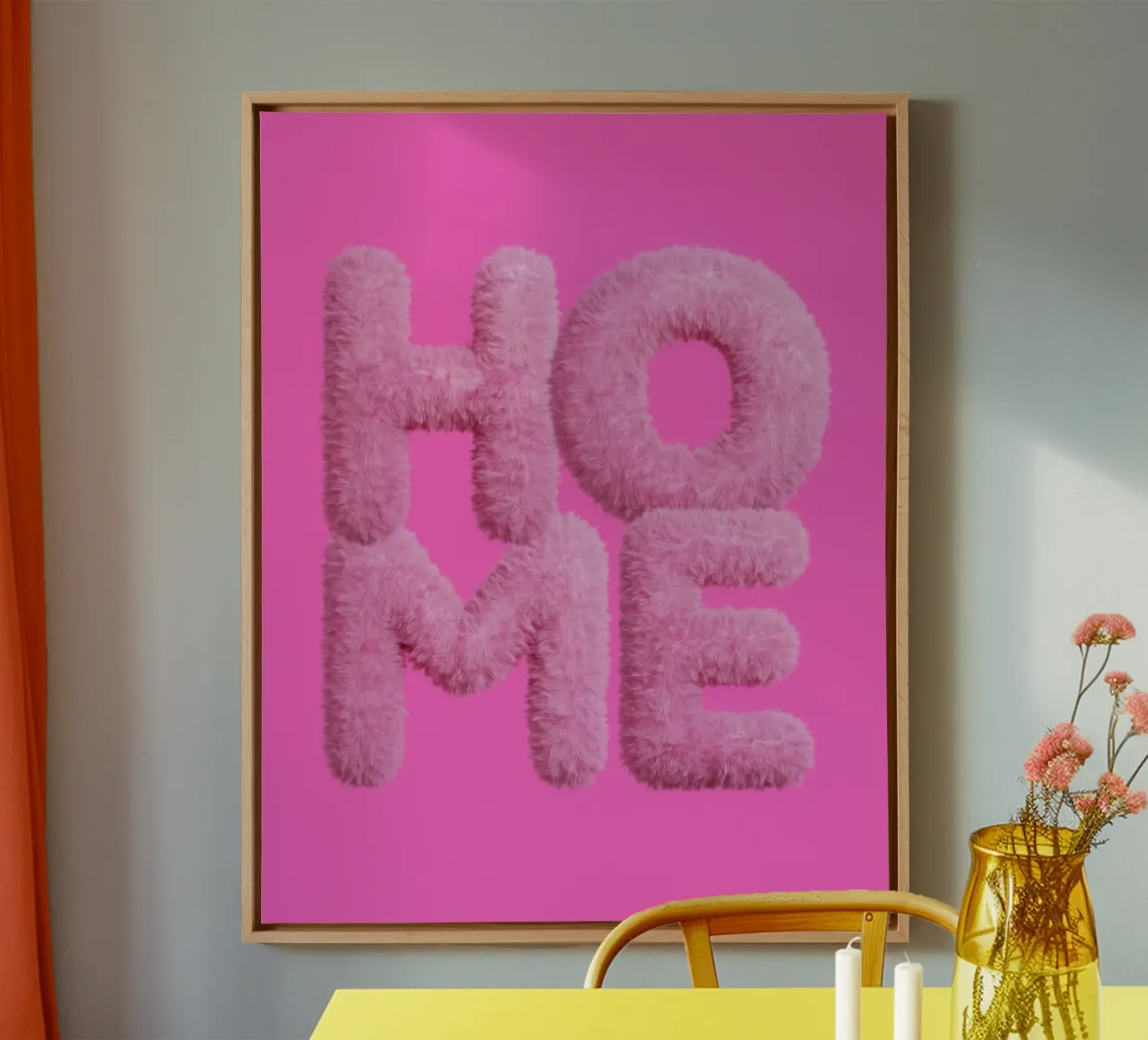 home r canvas met Baklijst van Ambition Wall