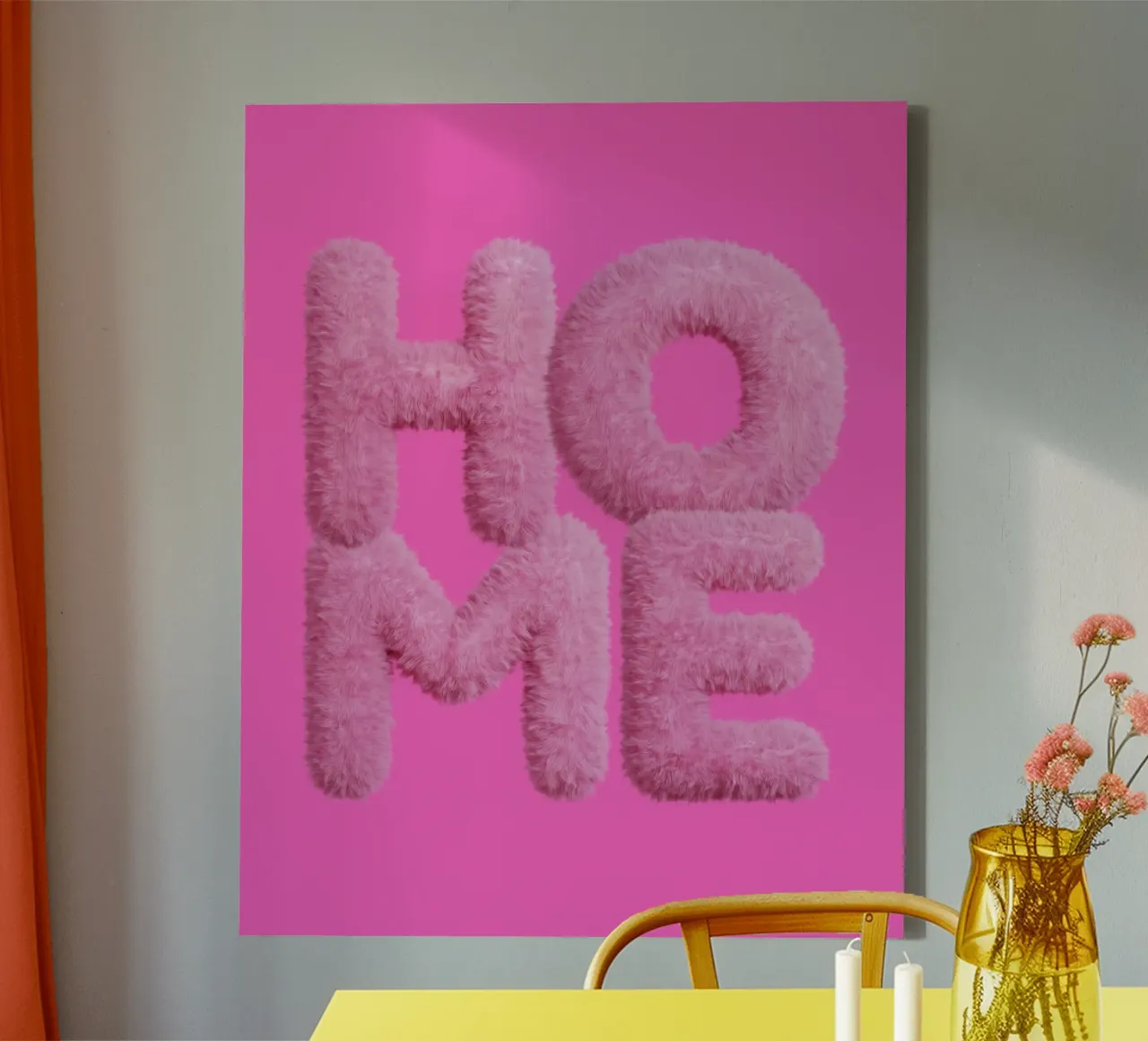 home r canvas met Baklijst van Ambition Wall