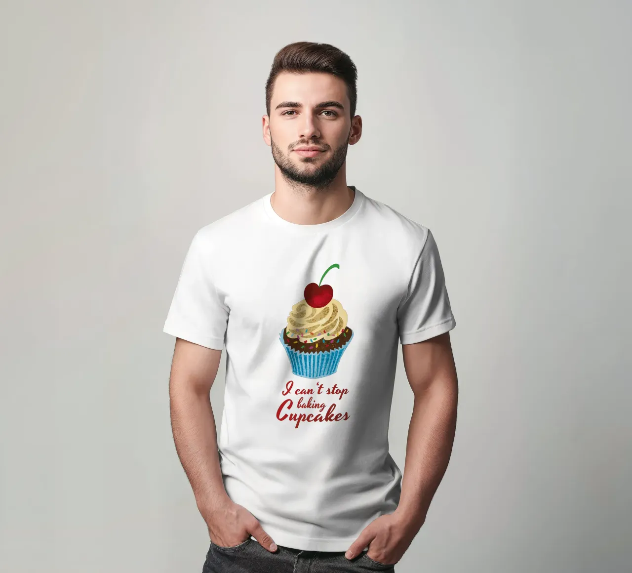 Cupcake in stile retrò t-shirt da DYDesign