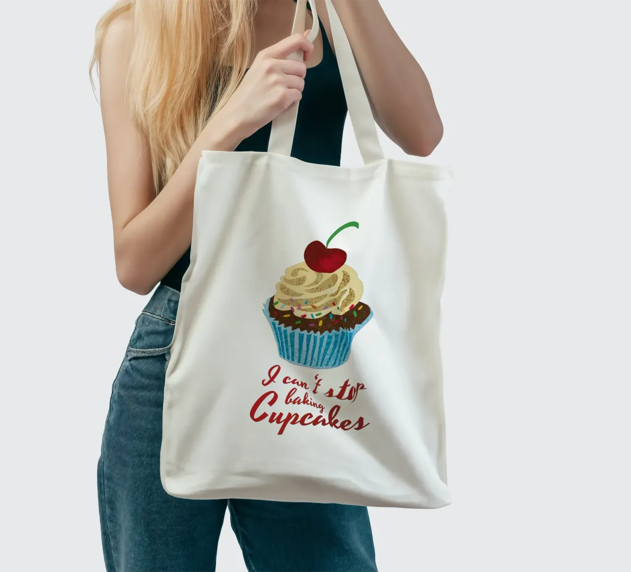Cupcake in stile retrò borsa in juta da DYDesign