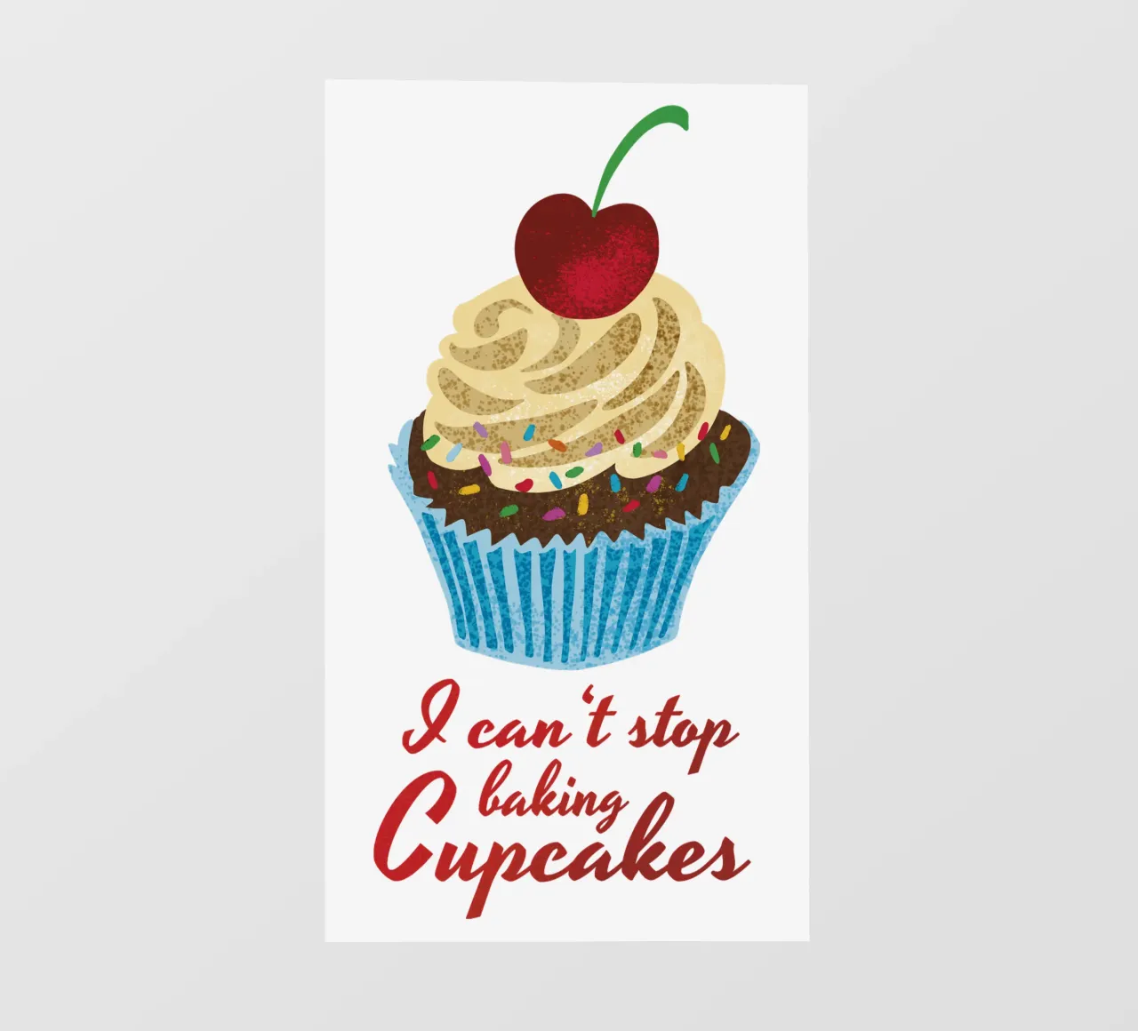 Cupcake in stile retrò telo in pvc da DYDesign