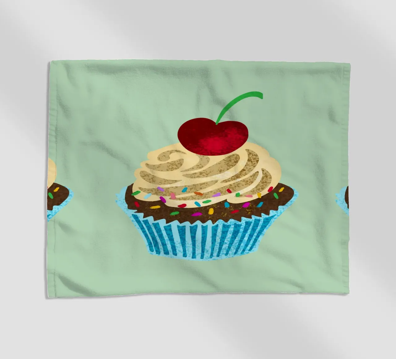 Cupcake in stile retrò telo mare da DYDesign