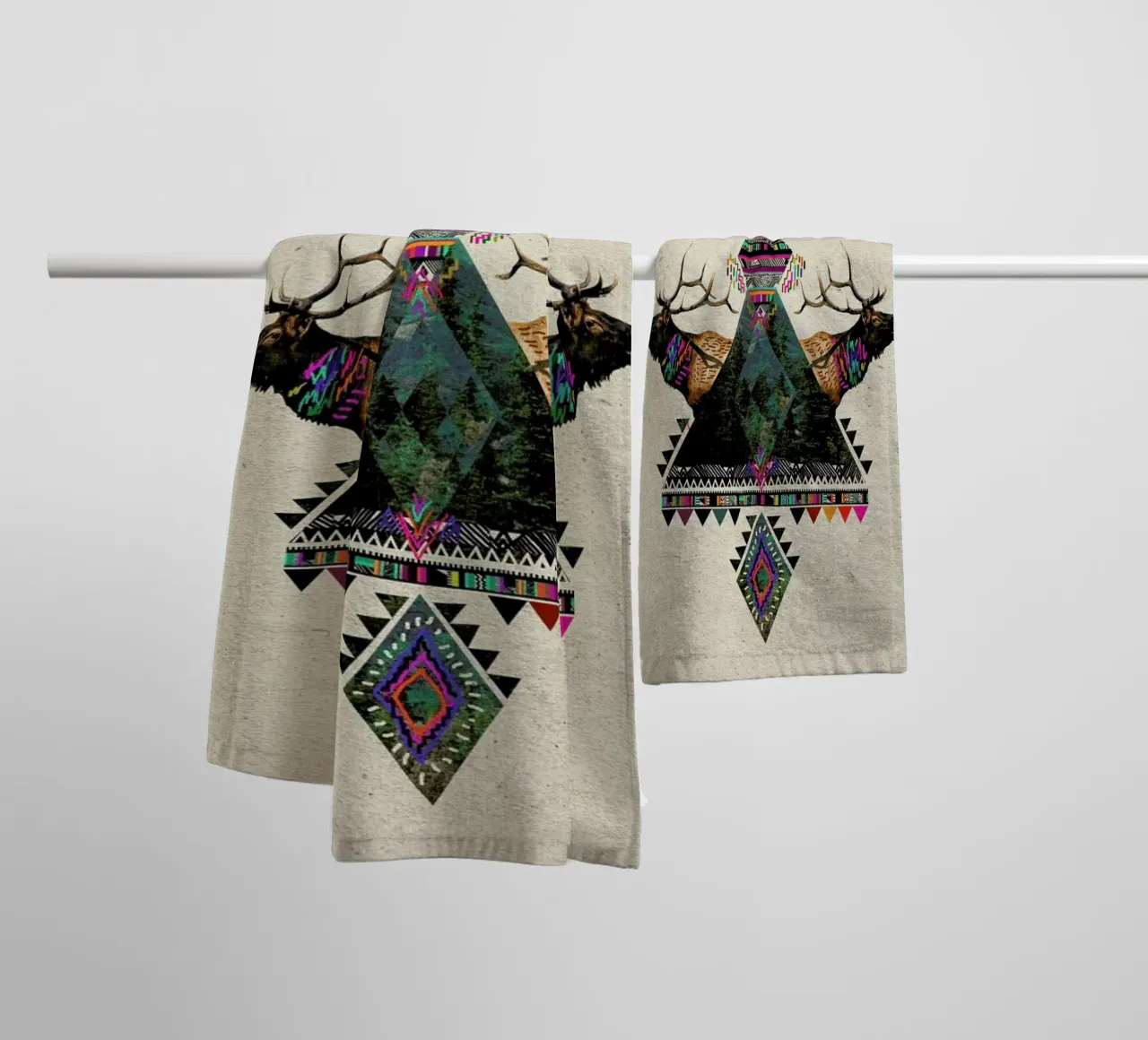 Voices of the Forest towel by Kris Tate