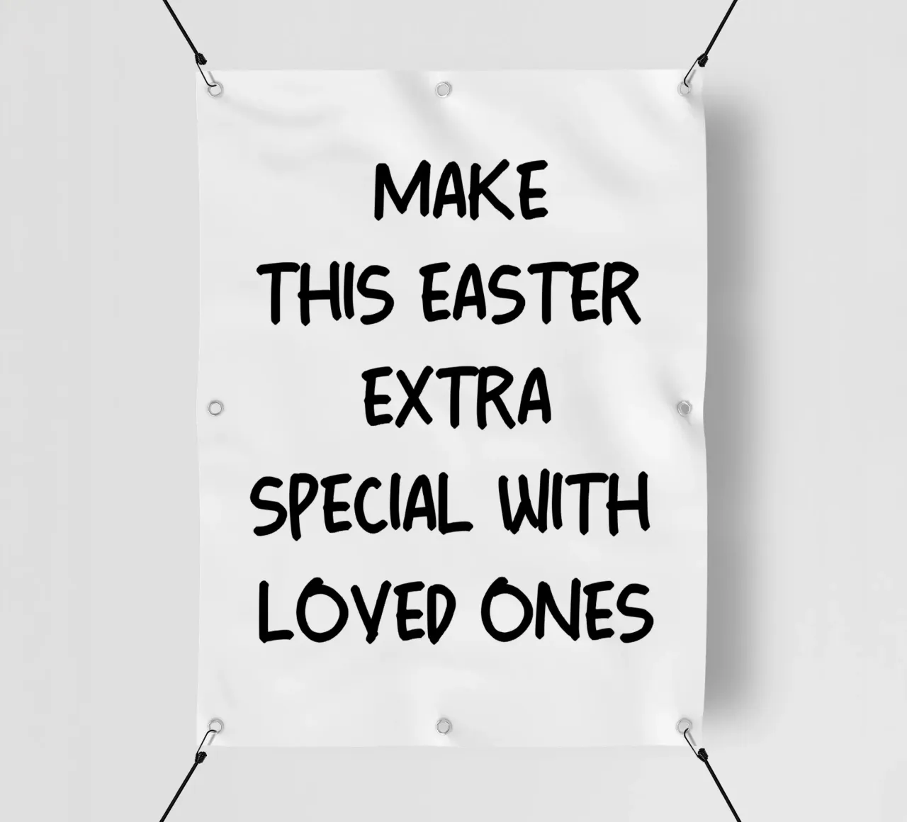 Rendete questa Pasqua ancora più speciale con i vostri cari telo in pvc da YV TYPOGRAPHY