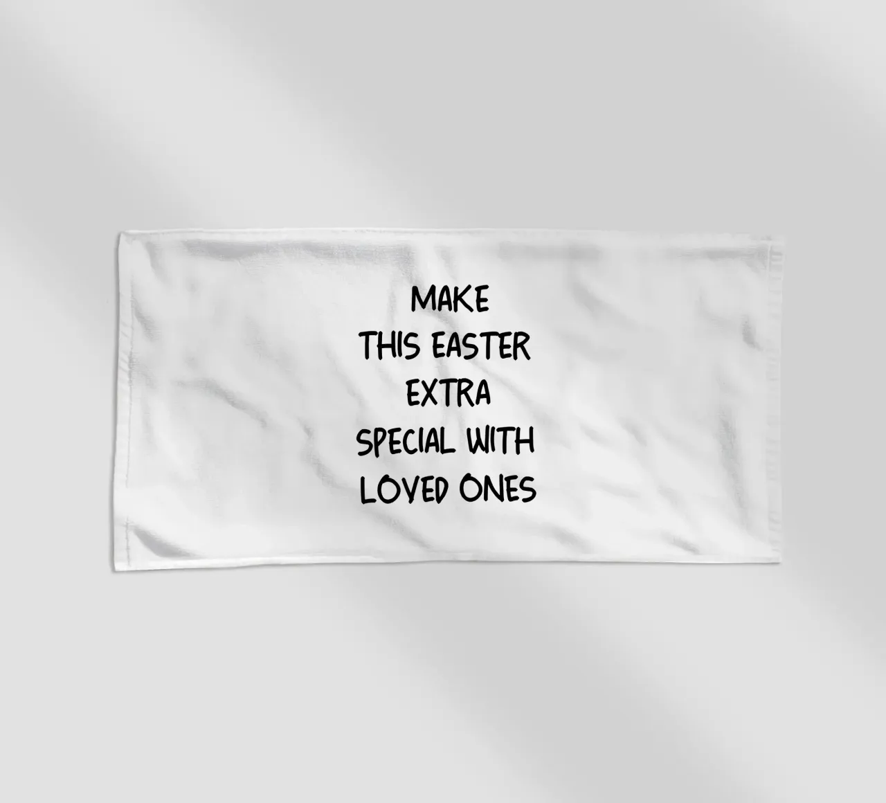 Make This Easter Extra Special With Loved Ones beach towel by YV TYPOGRAPHY
