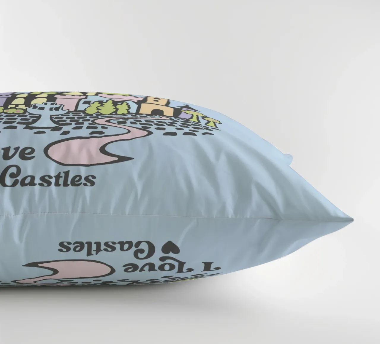 Amo i castelli cuscino da DYDesign