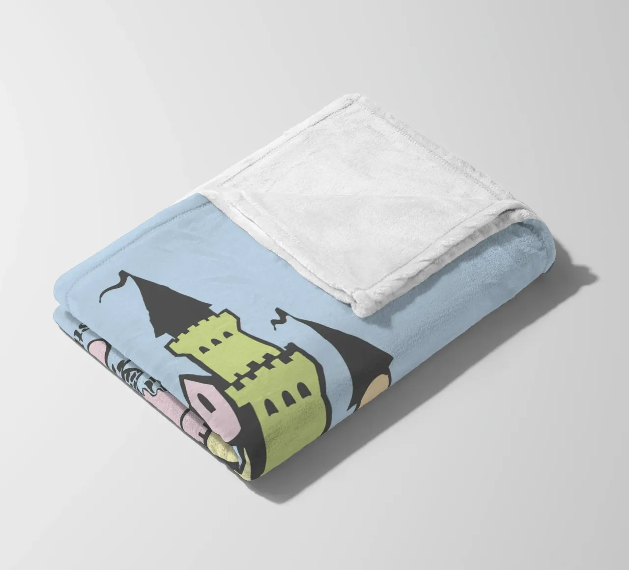 Amo i castelli coperta in pile da DYDesign