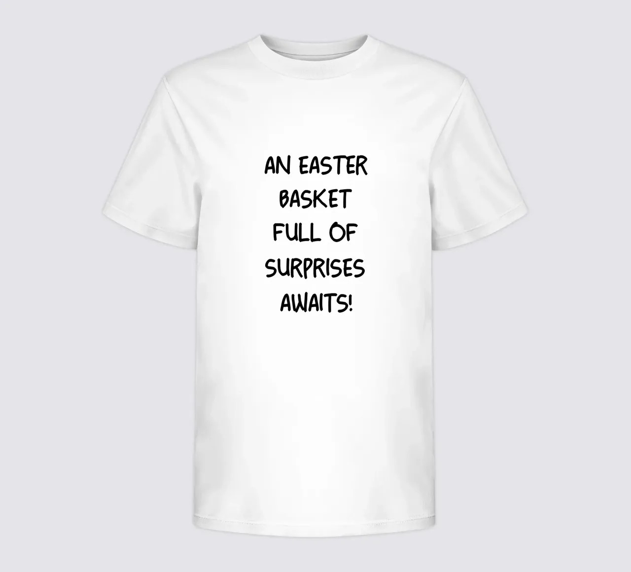 Un panier de Pâques plein de surprises vous attend t-shirt enfant de YV TYPOGRAPHY
