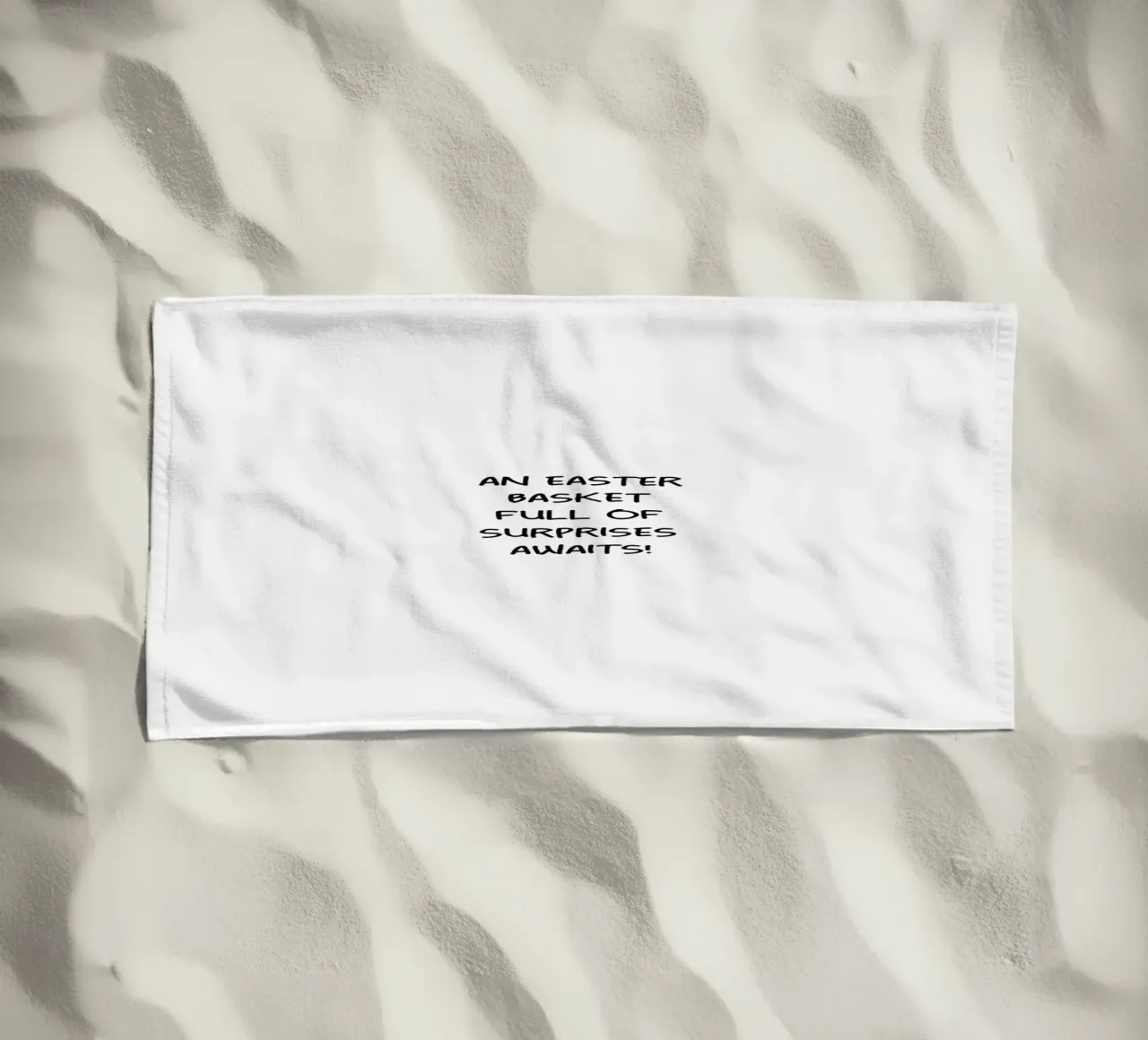 Un cestino di Pasqua pieno di sorprese vi aspetta telo mare da YV TYPOGRAPHY