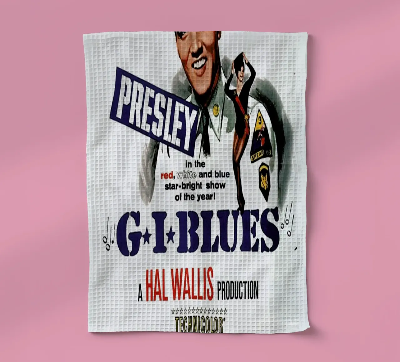 ‘G.I. Blues’ Retro Movie Poster canovaccio da cucina da Gallery Print and Art Limited
