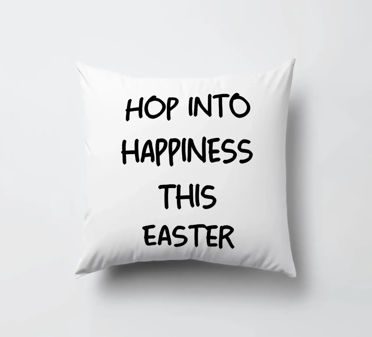 Saltare nella felicità questa Pasqua cuscino da YV TYPOGRAPHY