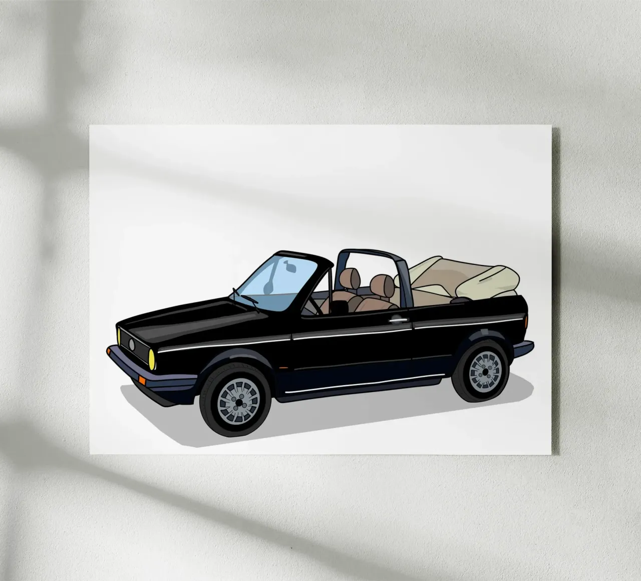 Cabrio acryl van Limo und Mo