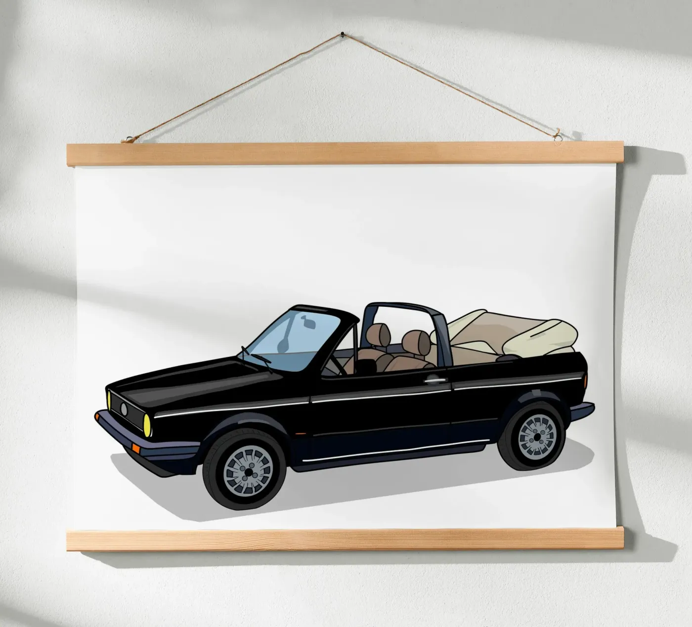 Cabrio poster van Limo und Mo