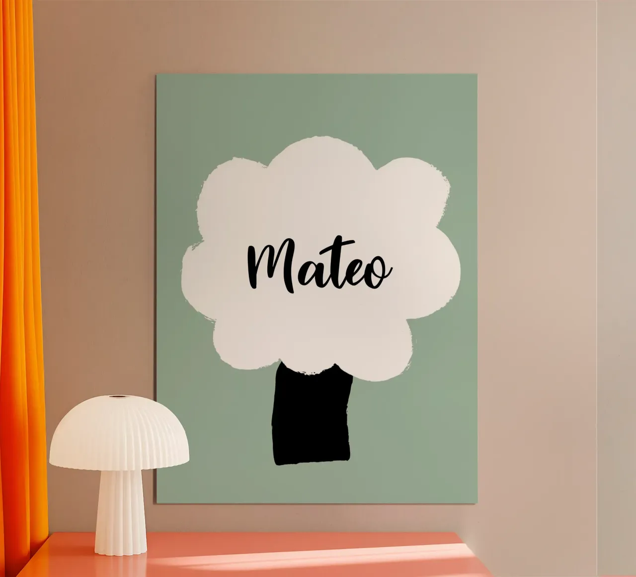 Baum personalisierbar poster con telaio in plastica da All Colours