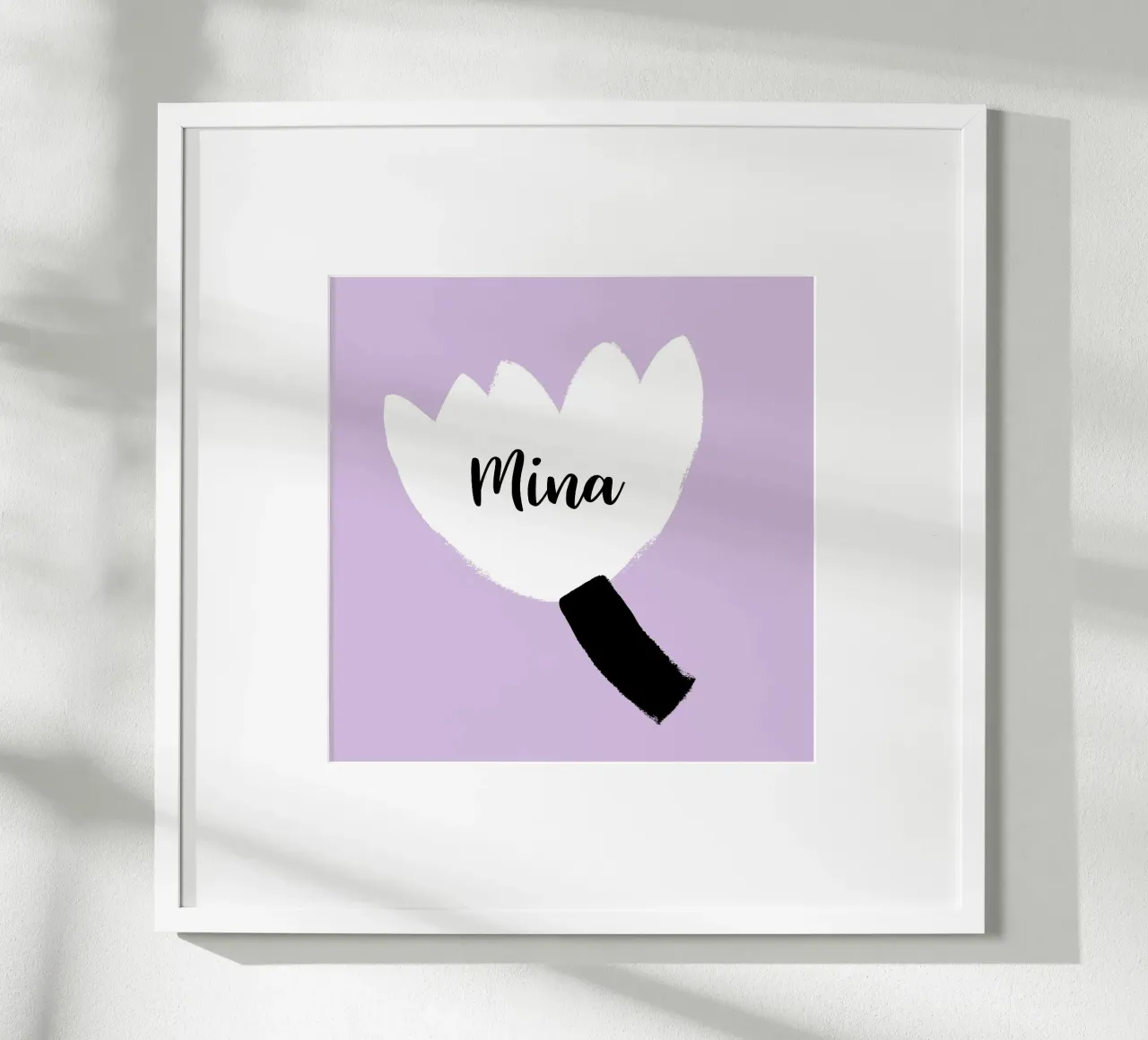 Blume personalisierbar poster con telaio in alluminio da All Colours