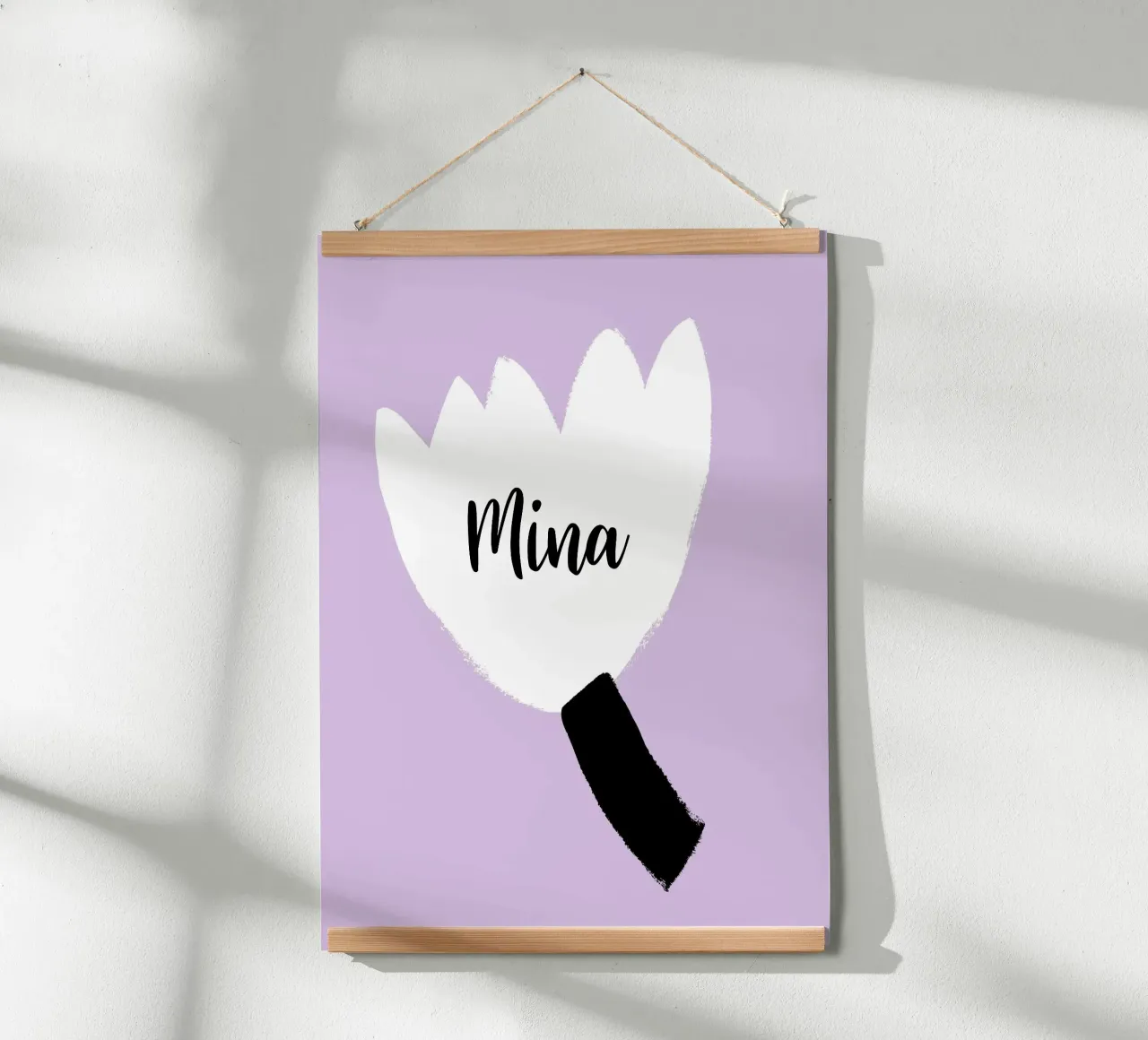 Blume personalisierbar poster con telaio in alluminio da All Colours