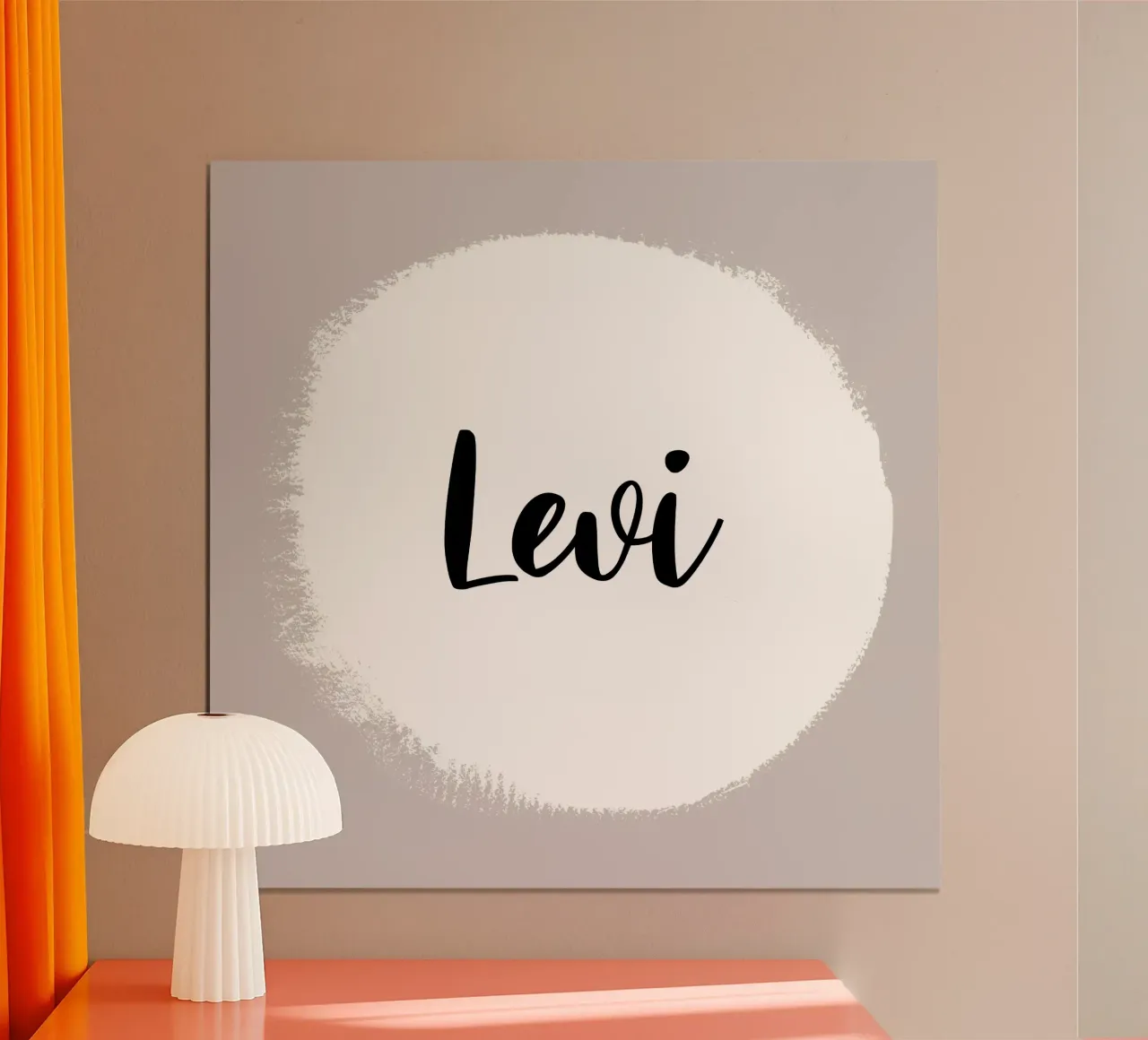 Kreis personalisierbar poster con telaio in alluminio da All Colours
