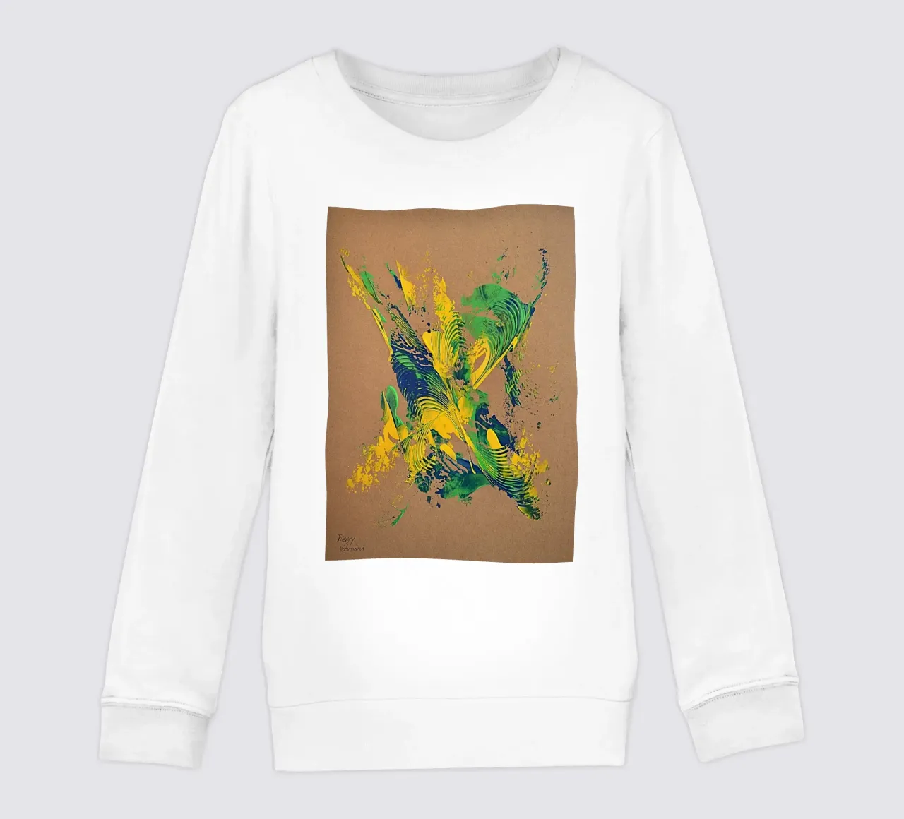 NATURAL STYLE 57 felpa bambino da Thierry Vobmann Abstract painting