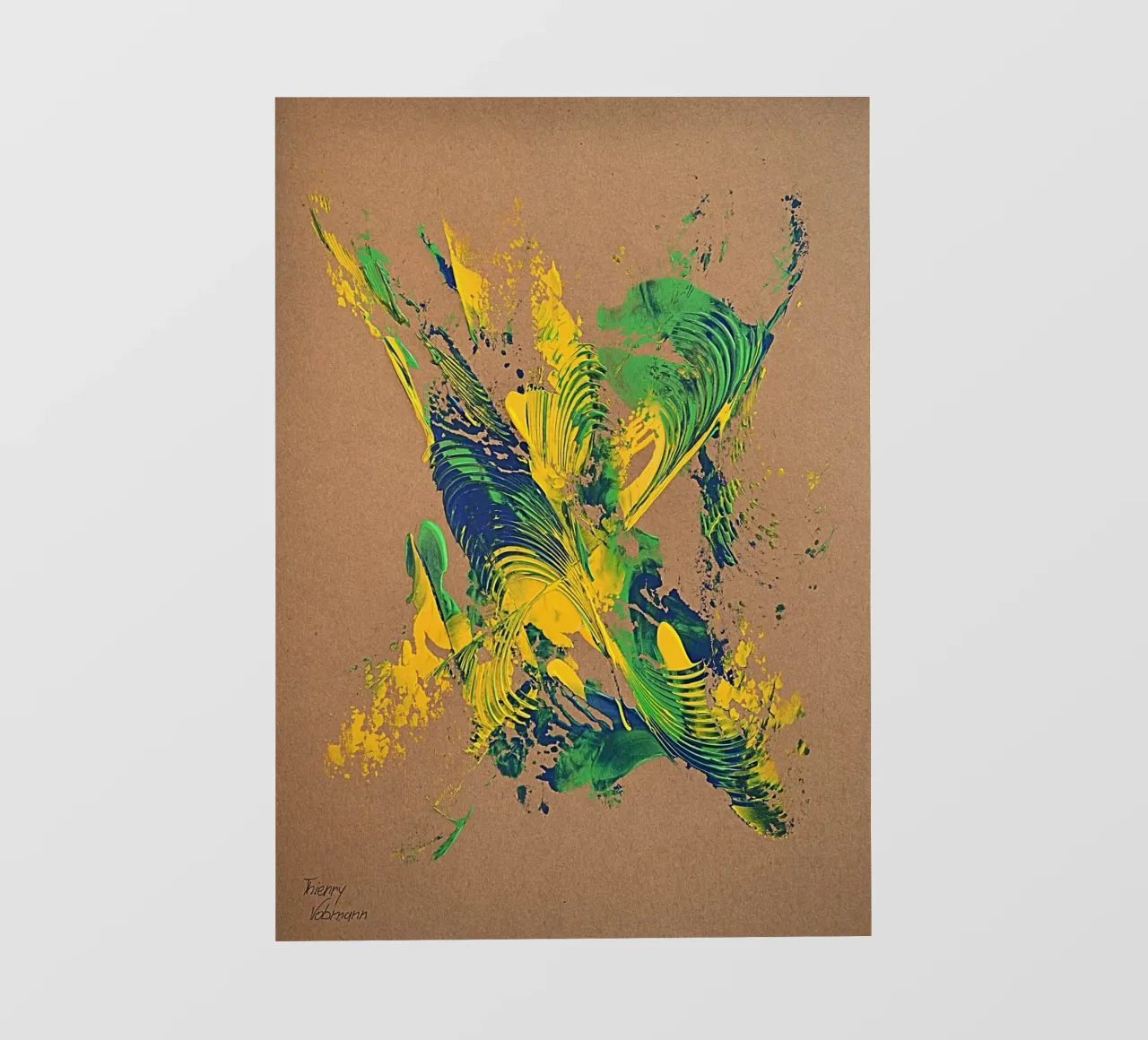 NATURAL STYLE 57 pellicola backlit da Thierry Vobmann Abstract painting