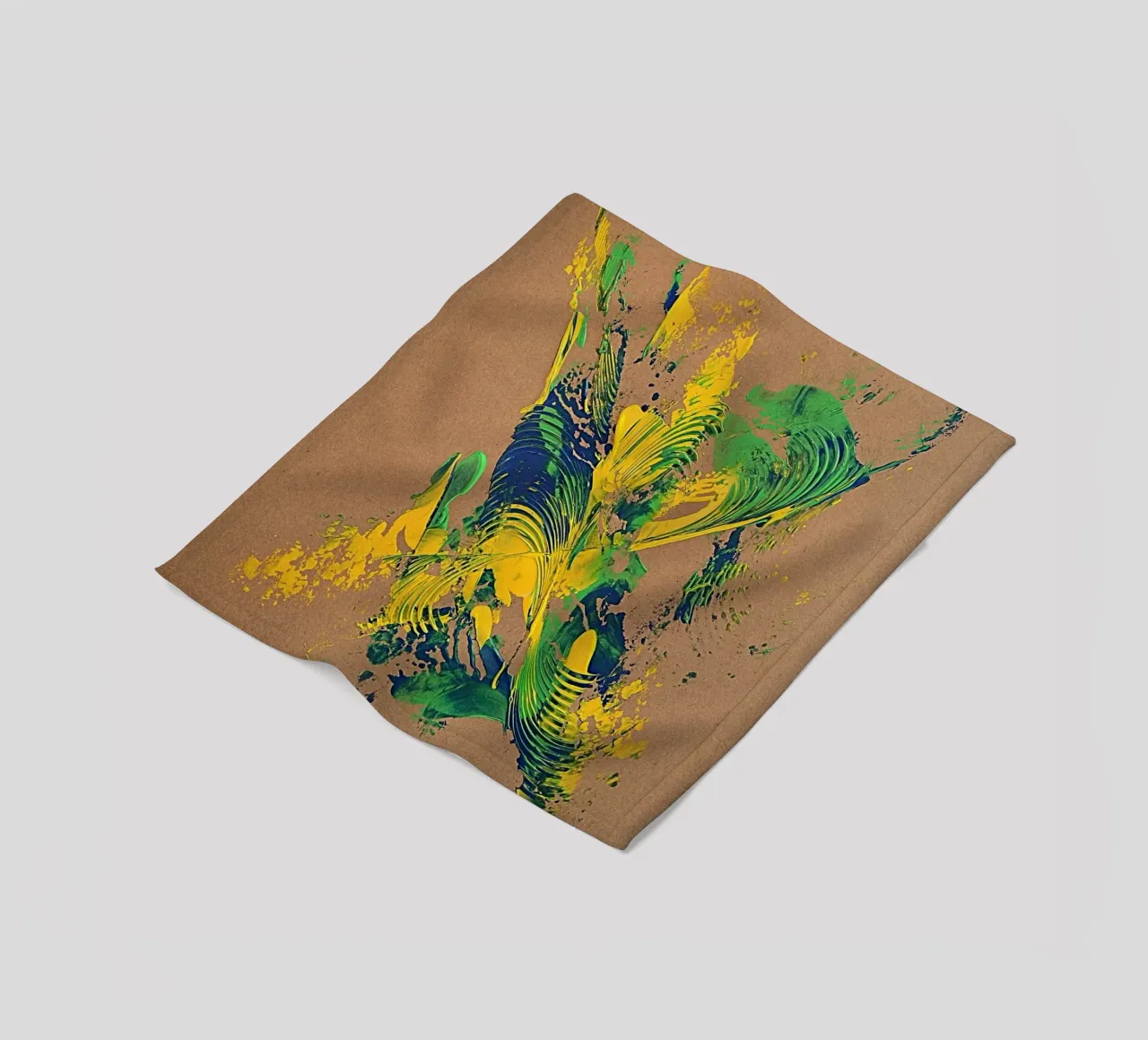 NATURAL STYLE 57 coperta in pile da Thierry Vobmann Abstract painting