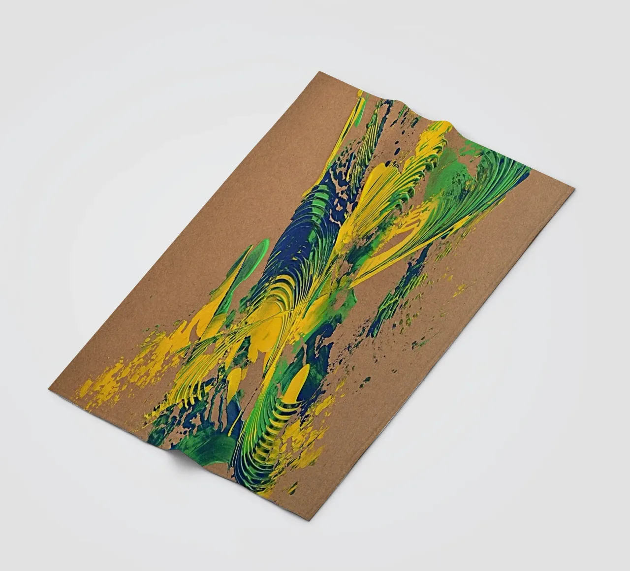 NATURAL STYLE 57 coperta in pile da Thierry Vobmann Abstract painting