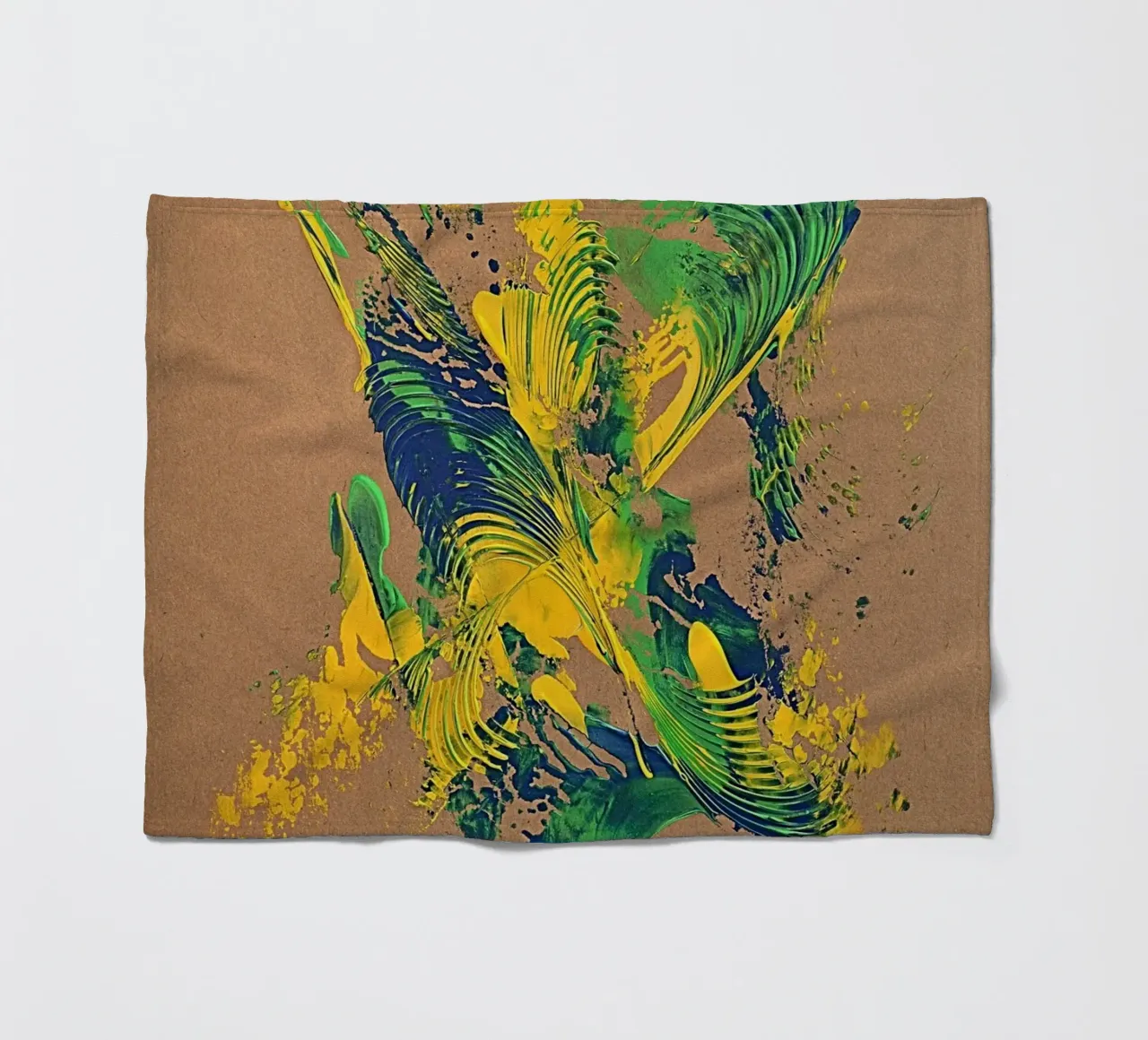 NATURAL STYLE 57 coperta in pile da Thierry Vobmann Abstract painting