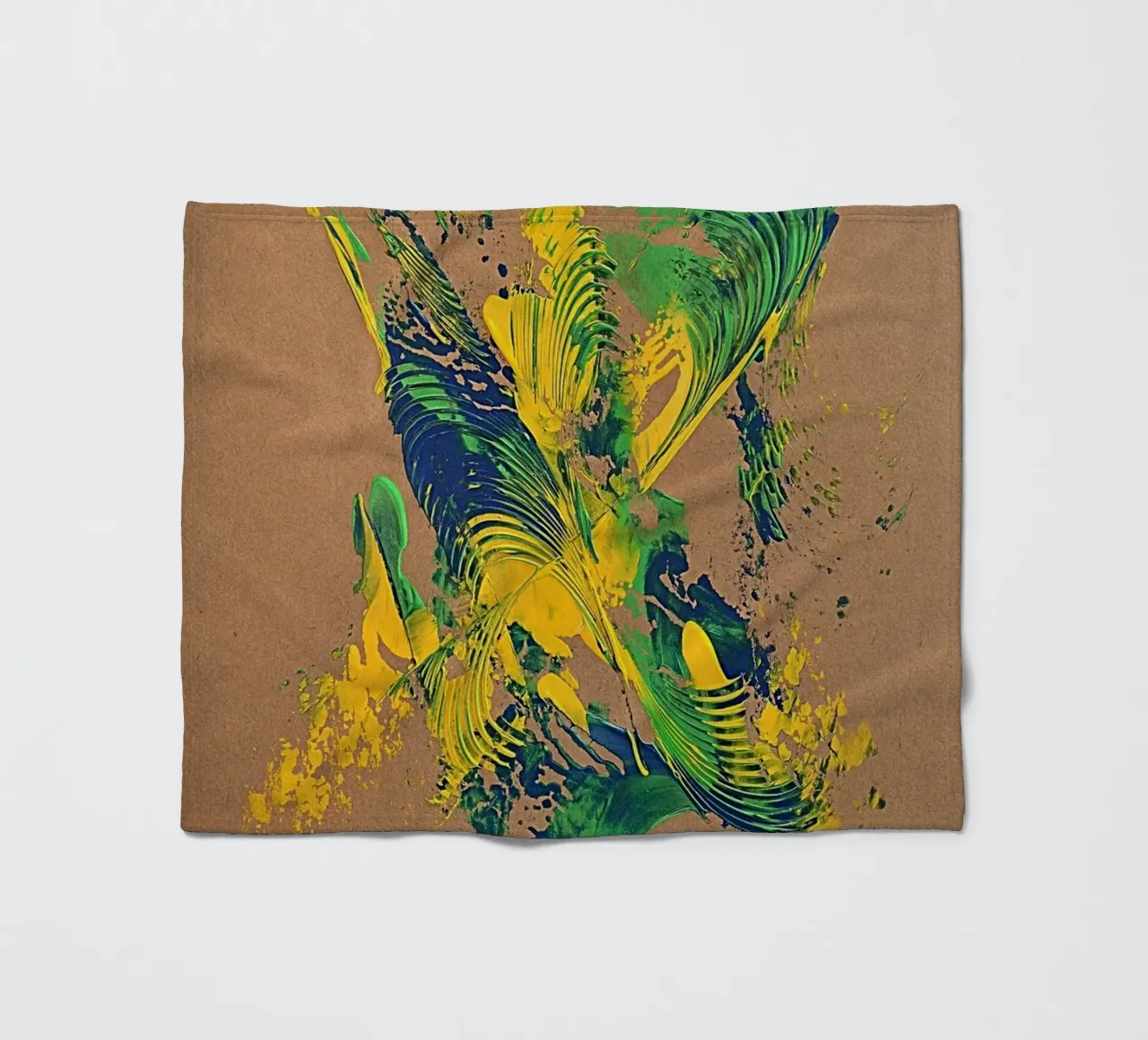 NATURAL STYLE 57 coperta in pile da Thierry Vobmann Abstract painting