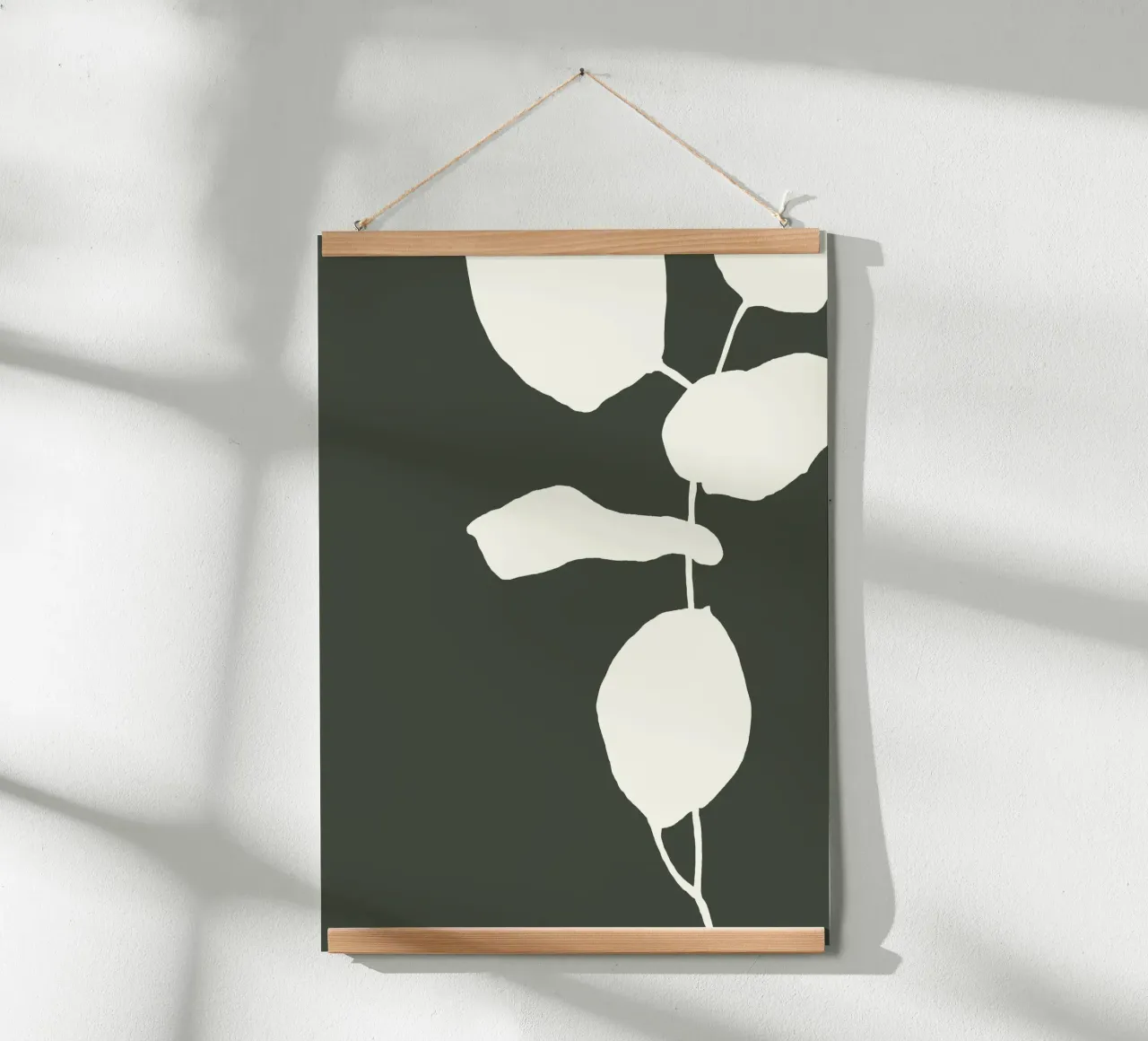 abstract florals no1 poster con telaio in plastica da Andrea Reichhart Art