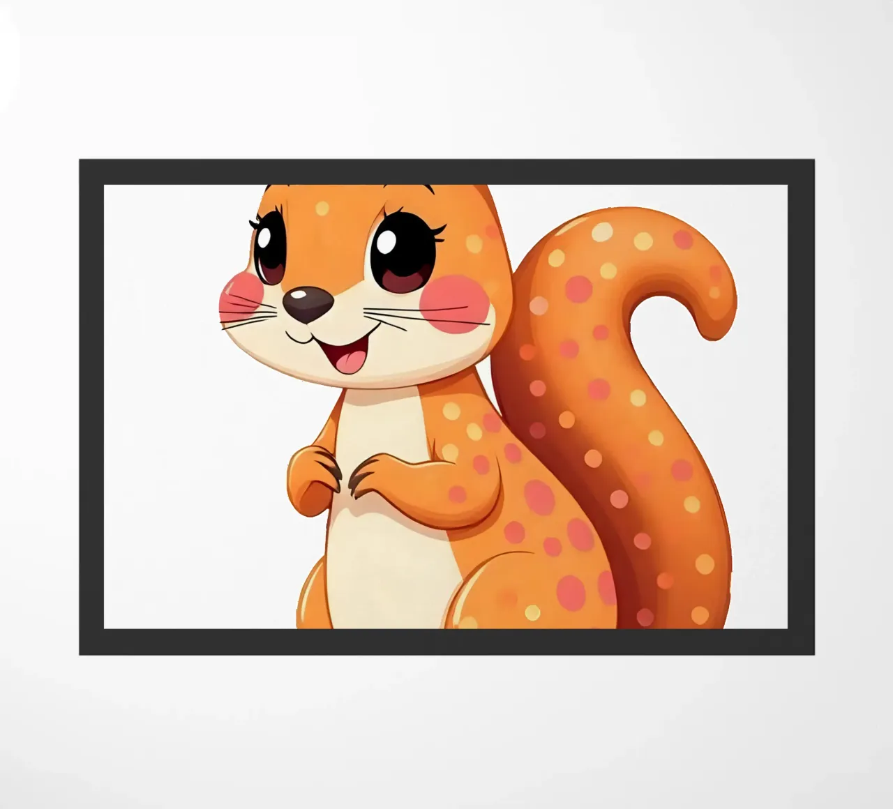 Eekhoorn_2a deurmat van Tierisch bunt by LK