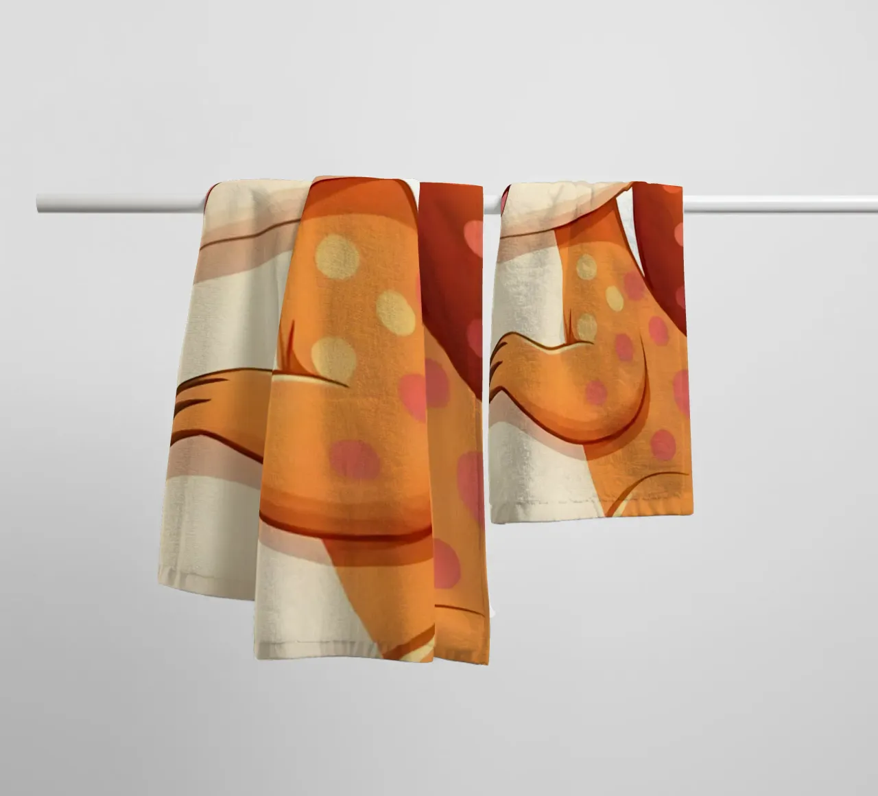 Scoiattolo_2a asciugamano da bagno da Tierisch bunt by LK