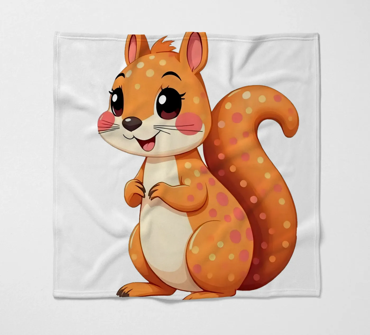 Eekhoorn_2a fleecedeken van Tierisch bunt by LK