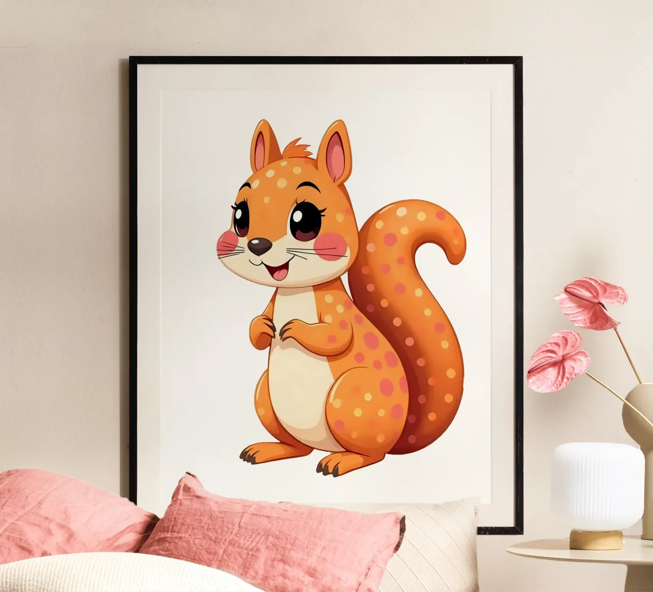 Squirrel_2a poster by Tierisch bunt by LK