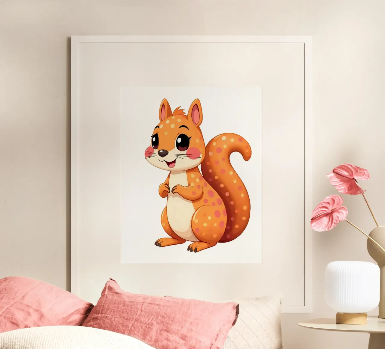 Squirrel_2a poster by Tierisch bunt by LK