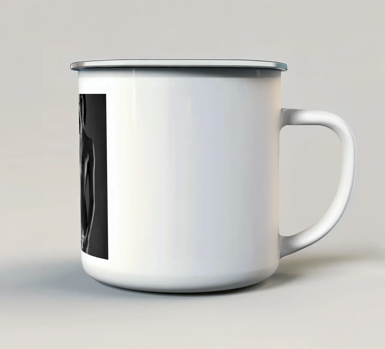 Milly Mono tazza in smalto da Dave Hare Photography