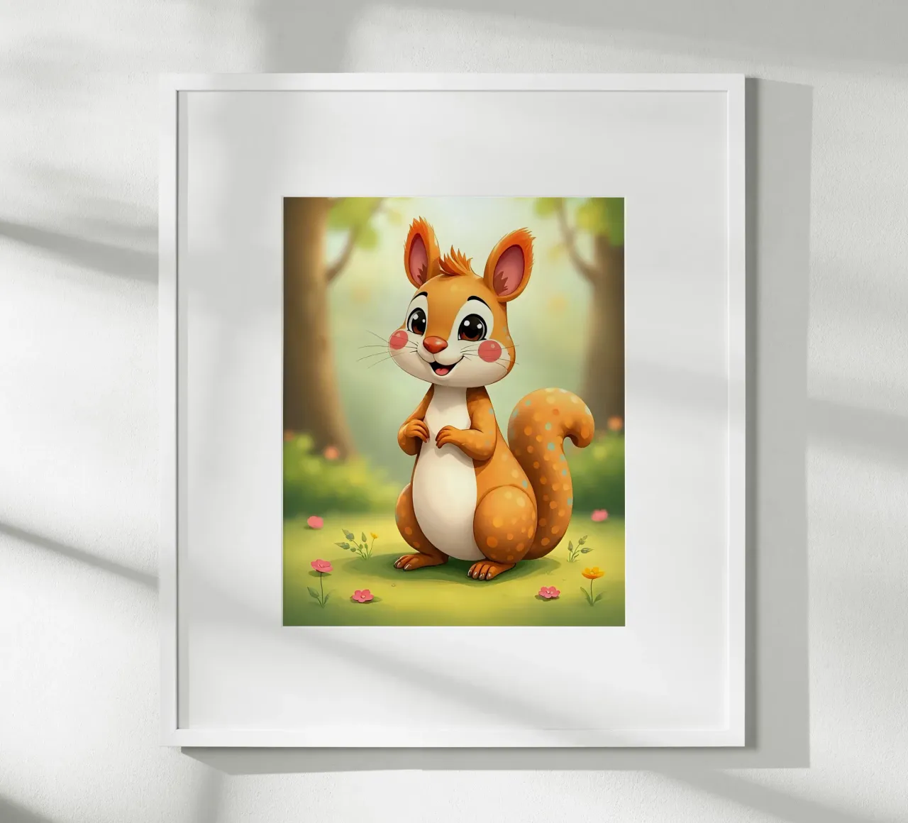 Eichhörnchen_3 Poster von Tierisch bunt by LK