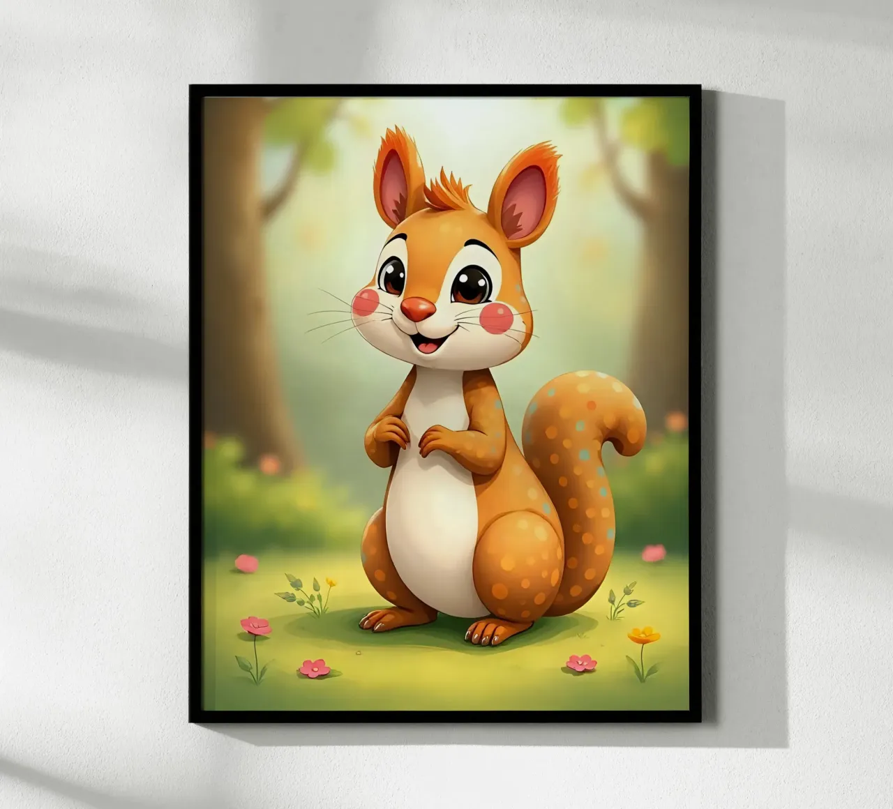 Eichhörnchen_3 Poster von Tierisch bunt by LK