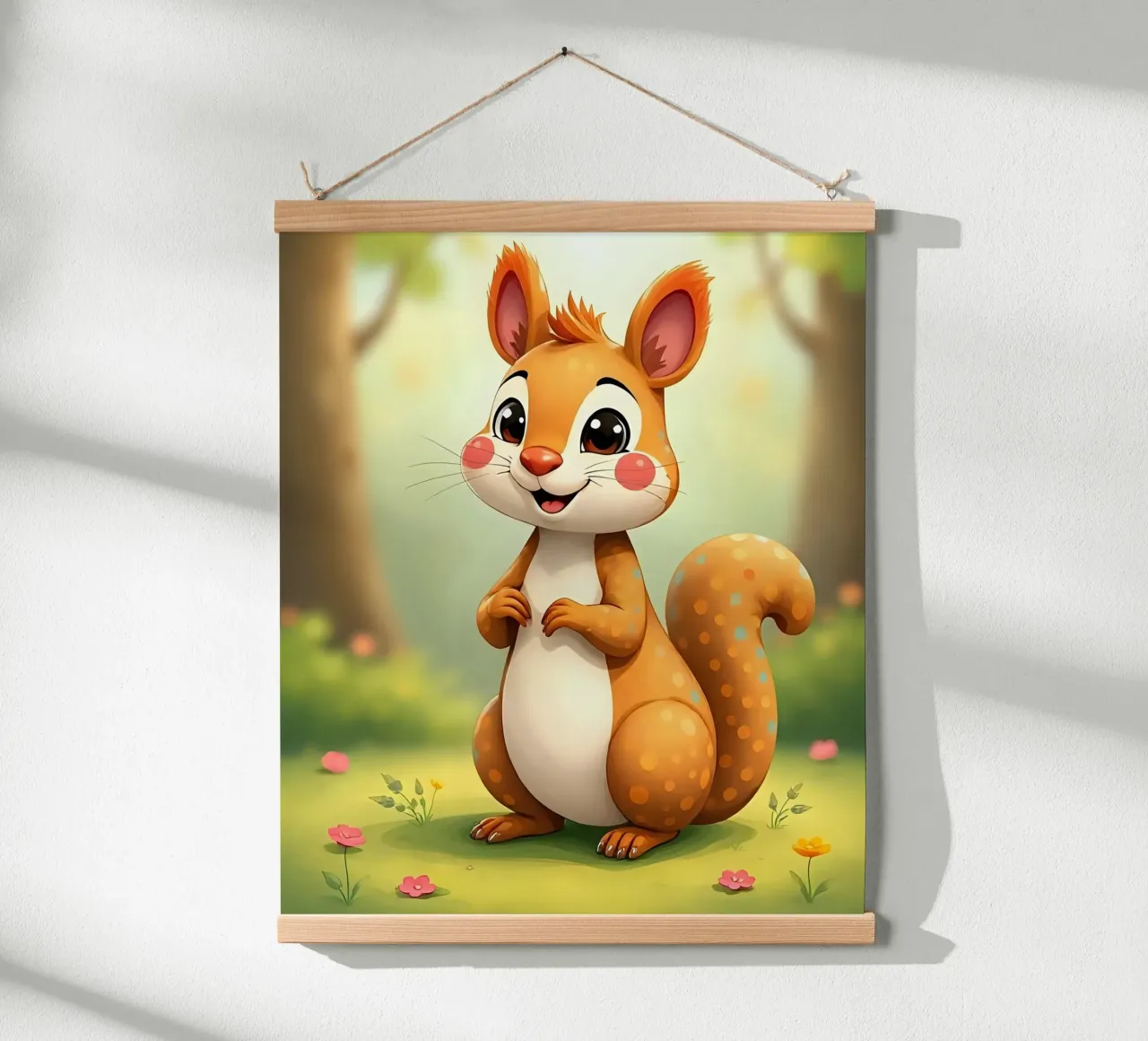 Eichhörnchen_3 Poster von Tierisch bunt by LK