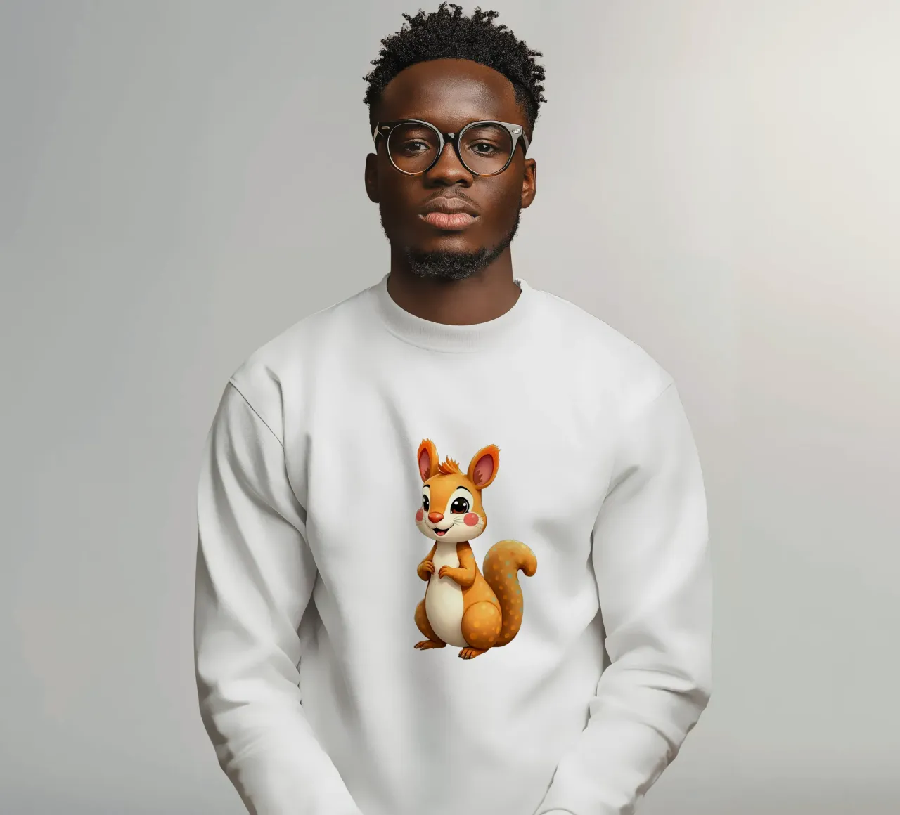 Scoiattolo_3a felpa da Tierisch bunt by LK