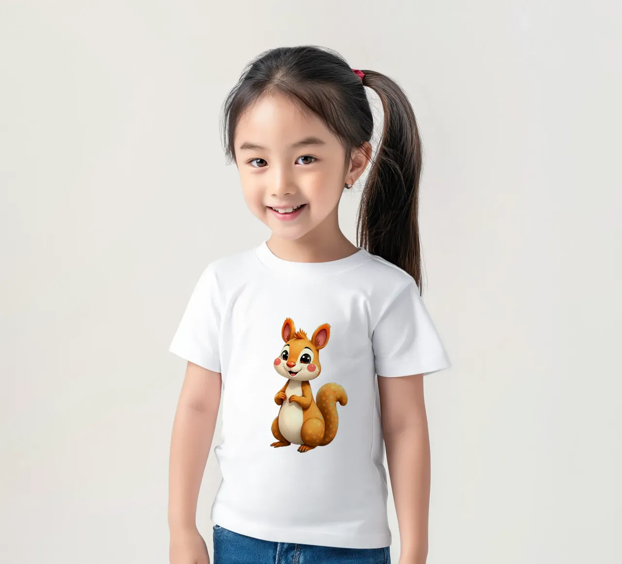 Scoiattolo_3a t-shirt bambini da Tierisch bunt by LK