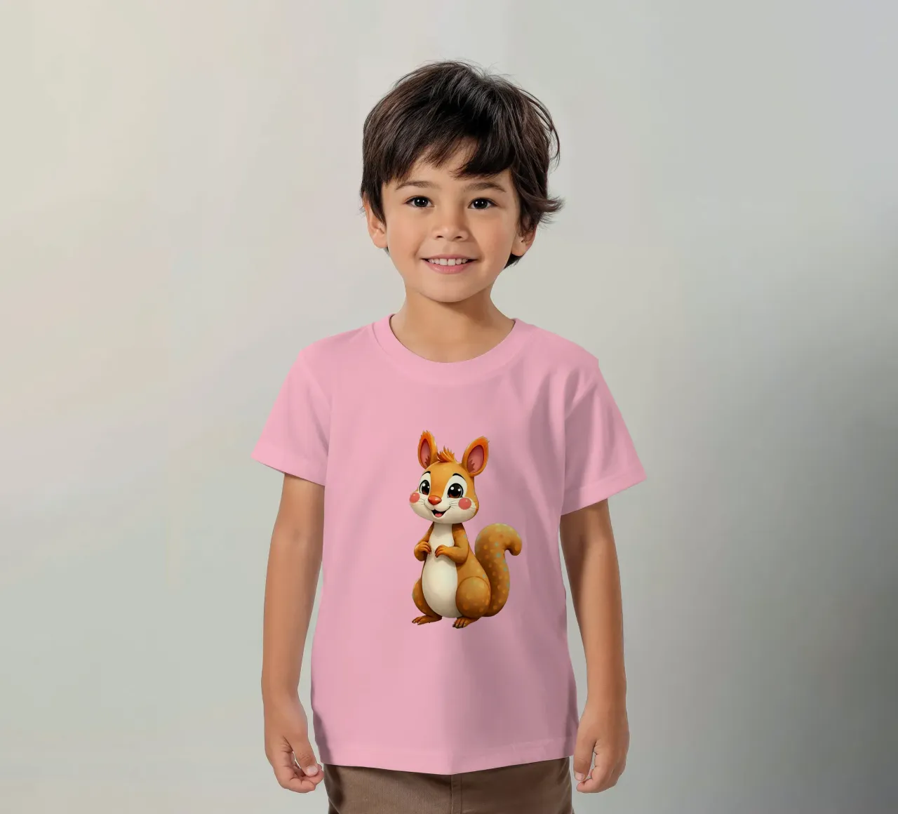 Scoiattolo_3a t-shirt bambini da Tierisch bunt by LK