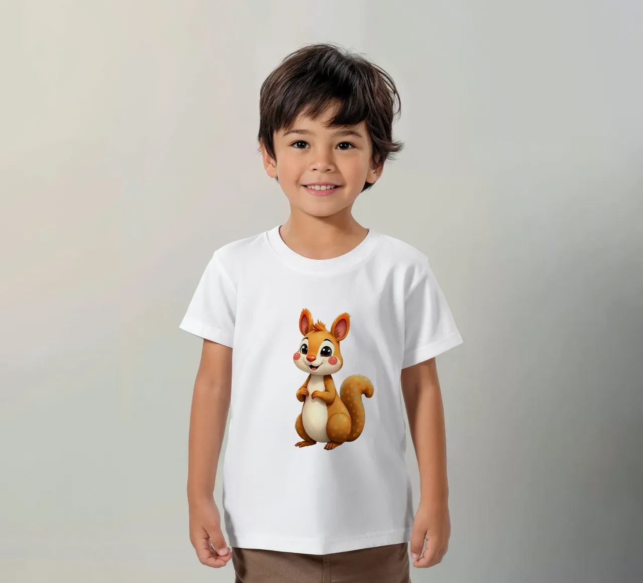 Scoiattolo_3a t-shirt bambini da Tierisch bunt by LK