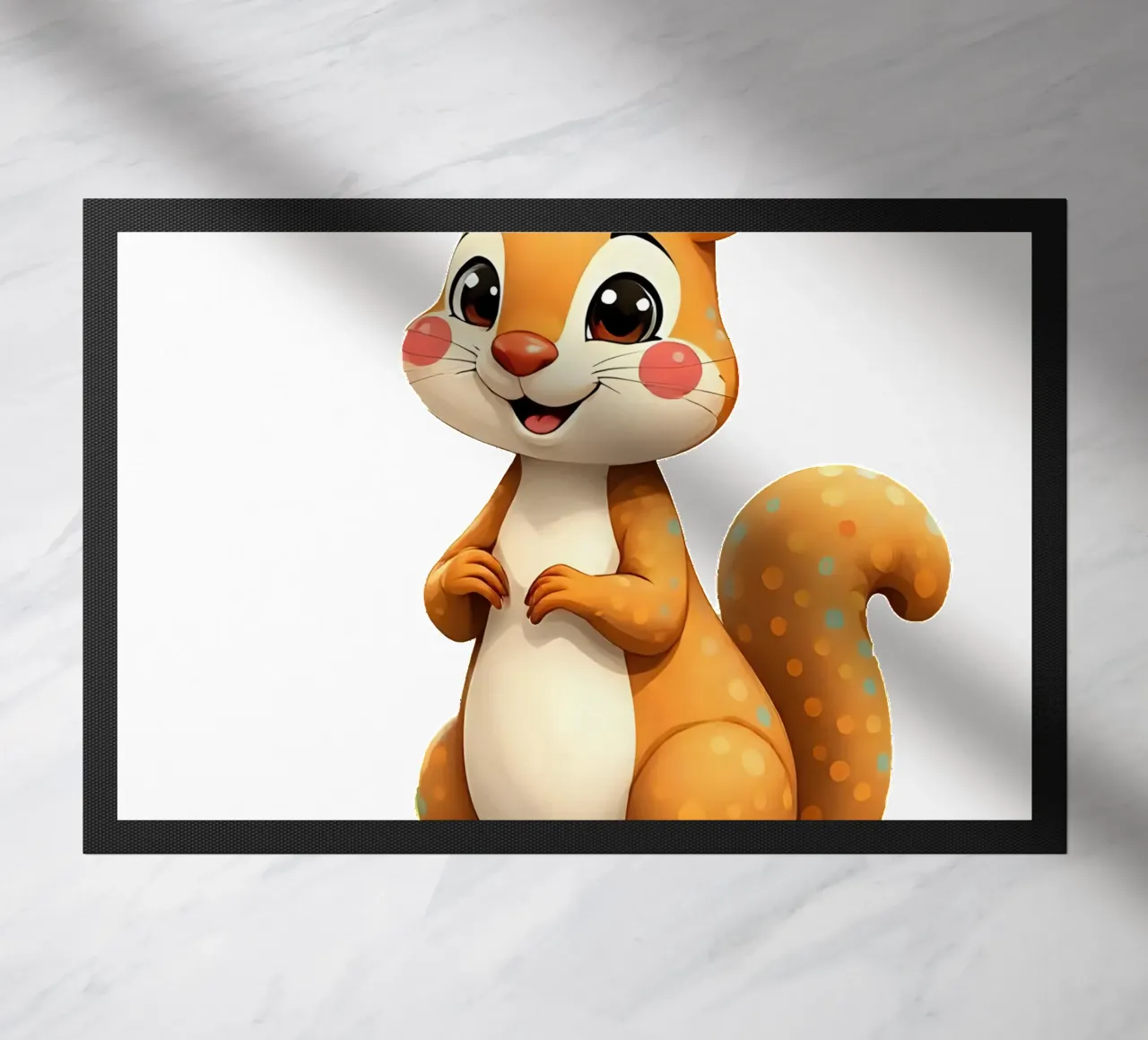 Squirrel_3a doormat by Tierisch bunt by LK