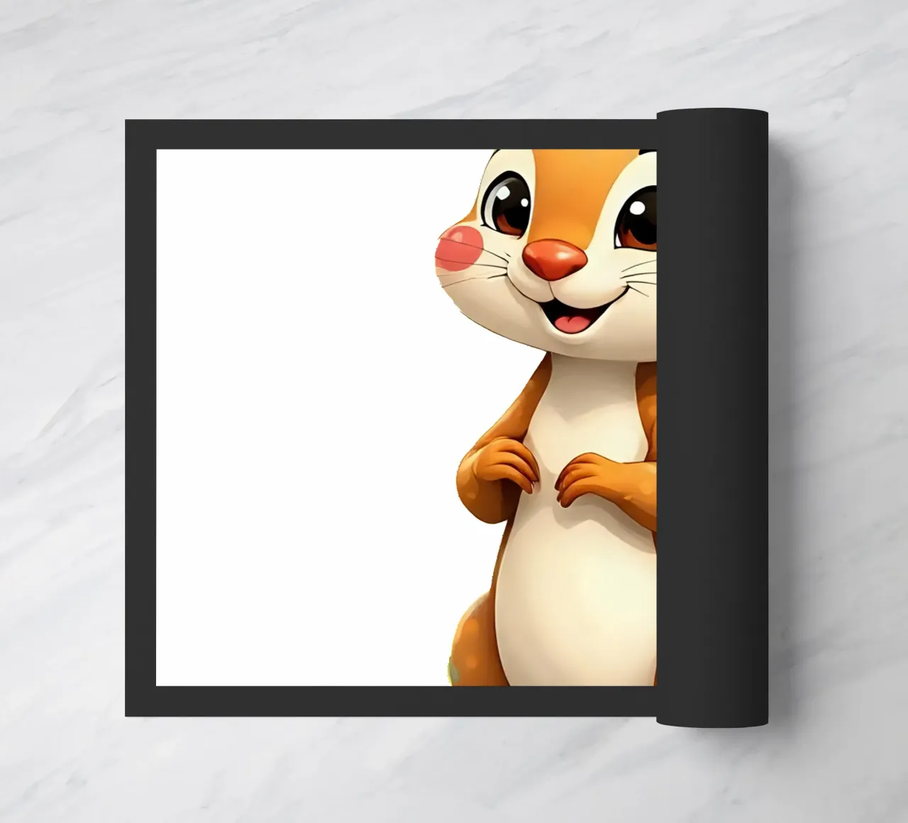 Squirrel_3a doormat by Tierisch bunt by LK