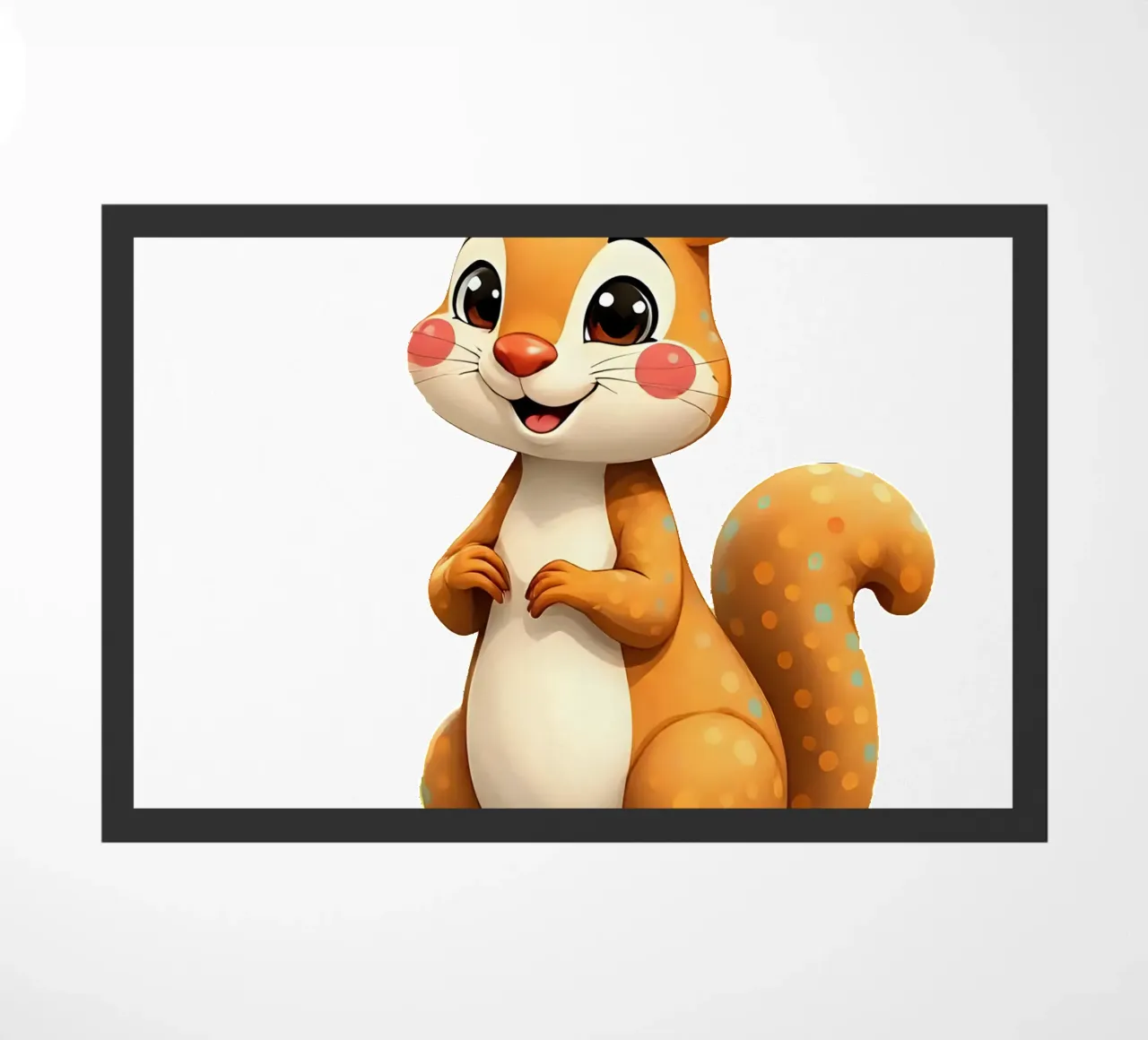 Squirrel_3a doormat by Tierisch bunt by LK